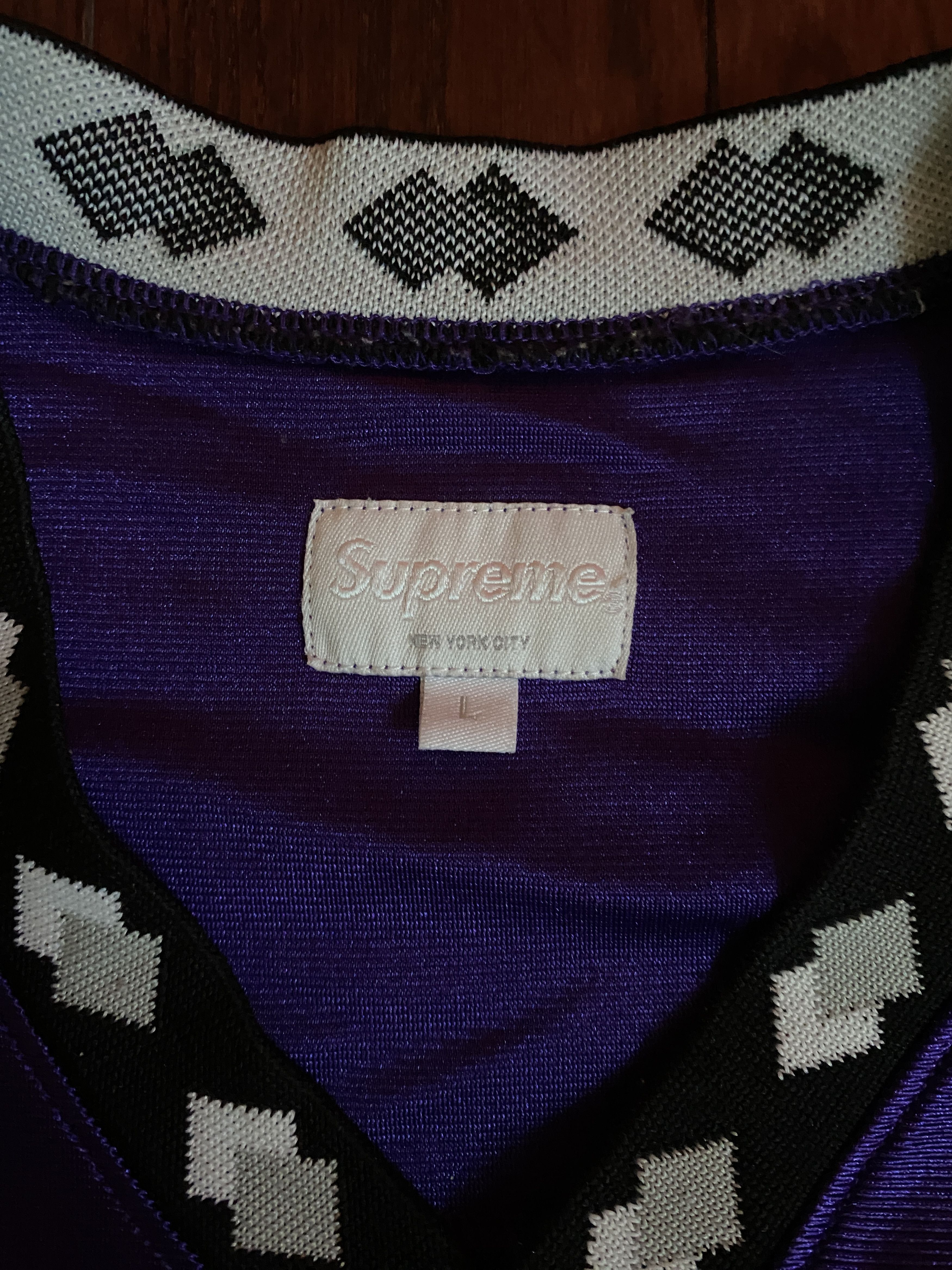 Supreme Diamond Rib Football Top FW13 Size US L / EU 52-54 / 3 - 3 Thumbnail