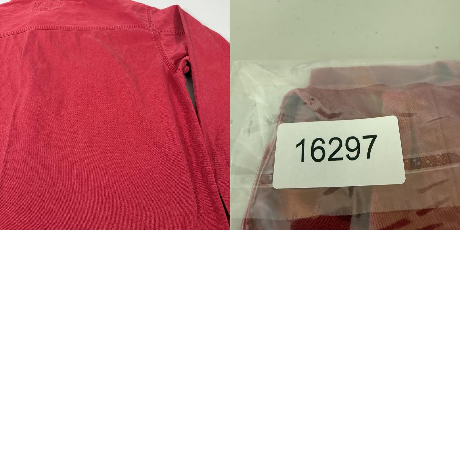 Levi's VINTAGE Levi's Shirt Mens Large Red Denim Button-Up Western Cowboy Cotton Size US L / EU 52-54 / 3 - 9 Thumbnail