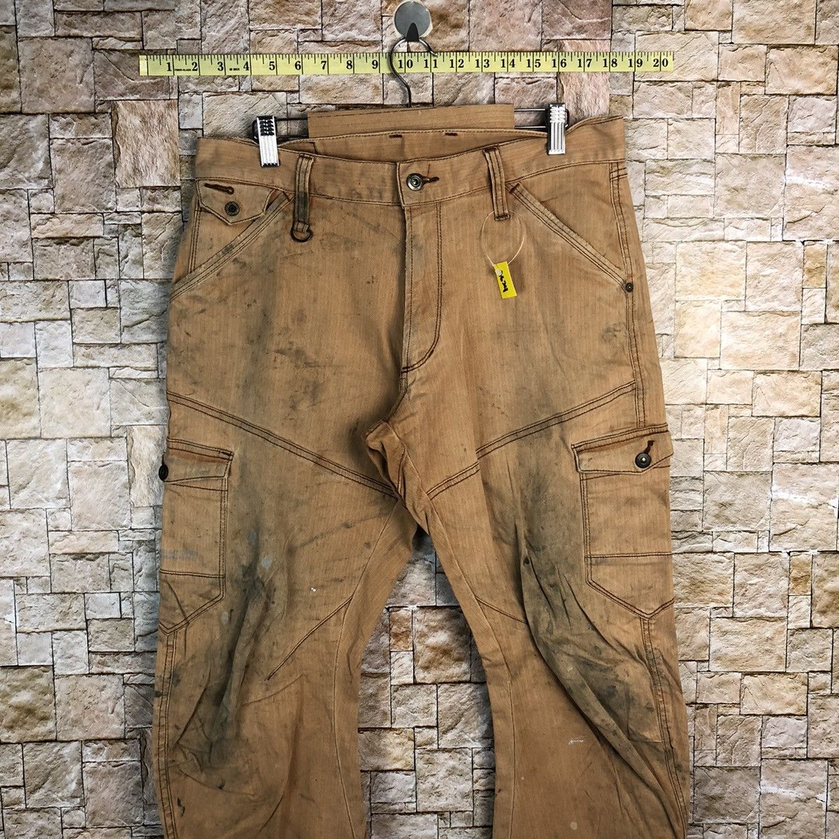 Japanese Brand Japanese Brand Brown Cargo Multipocket Pants #A624 Size US 32 / EU 48 - 2 Thumbnail