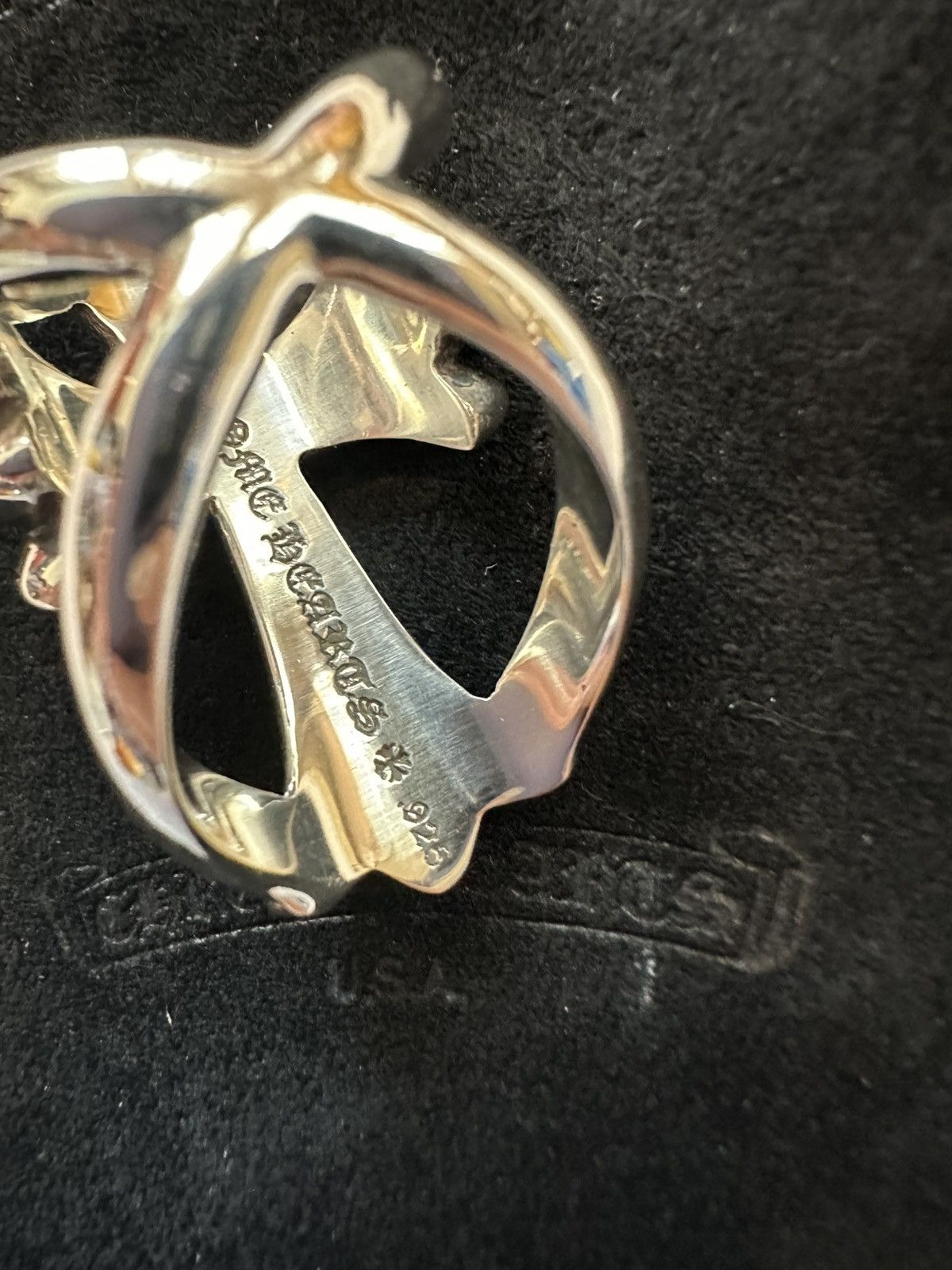 Chrome Hearts Chrome Hearts Silver Infinity Ring US Size 6 Size ONE SIZE - 5 Thumbnail