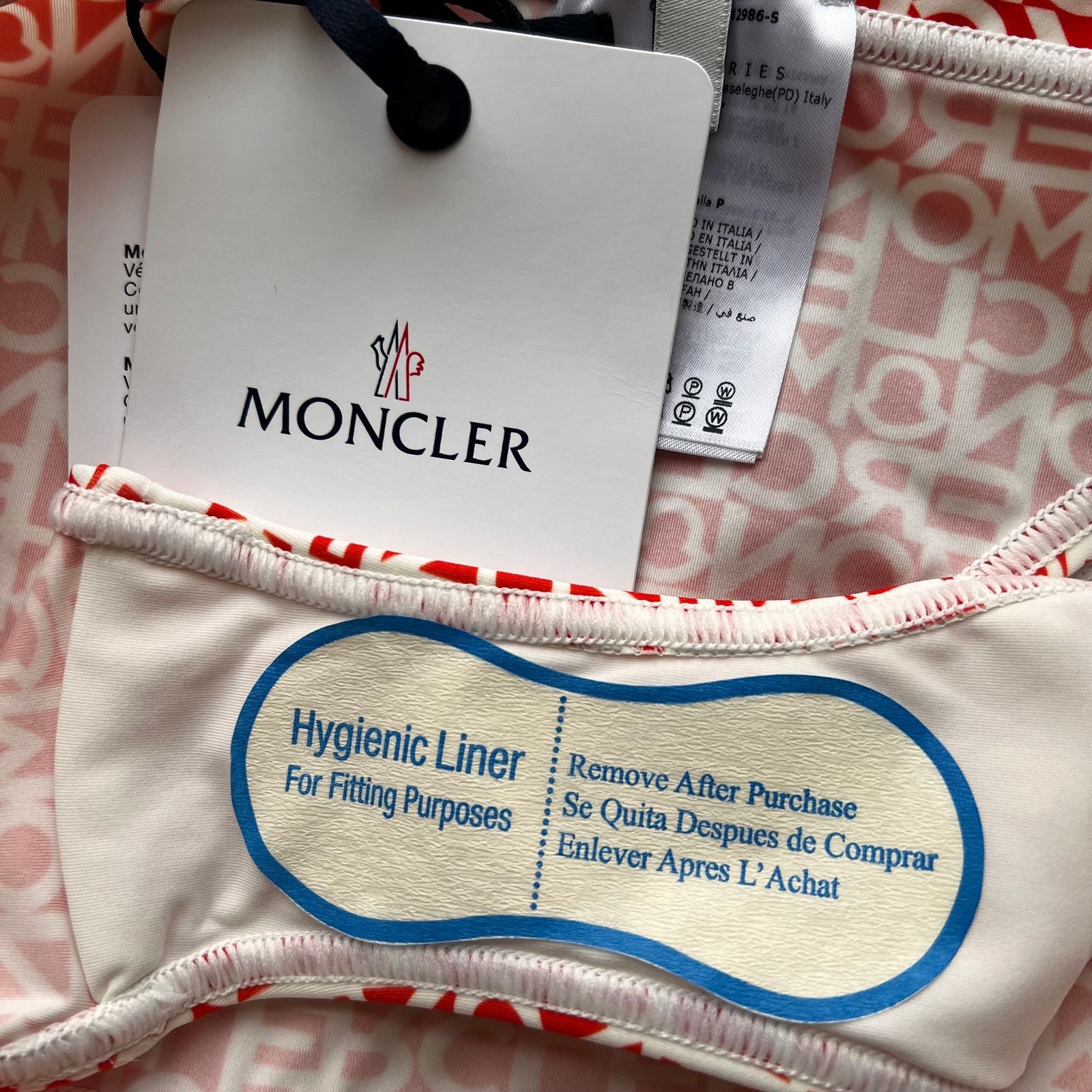 Moncler MONCLER Logo Print Bikini Set, Small Size ONE SIZE - 10 Thumbnail