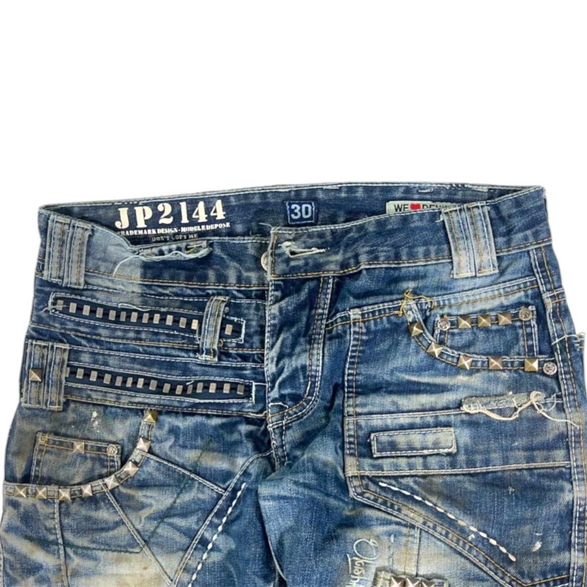Japanese Brand Rare Designer Japarg Denim by Okishana Samoki Size 30 Size US 30 / EU 46 - 2 Thumbnail