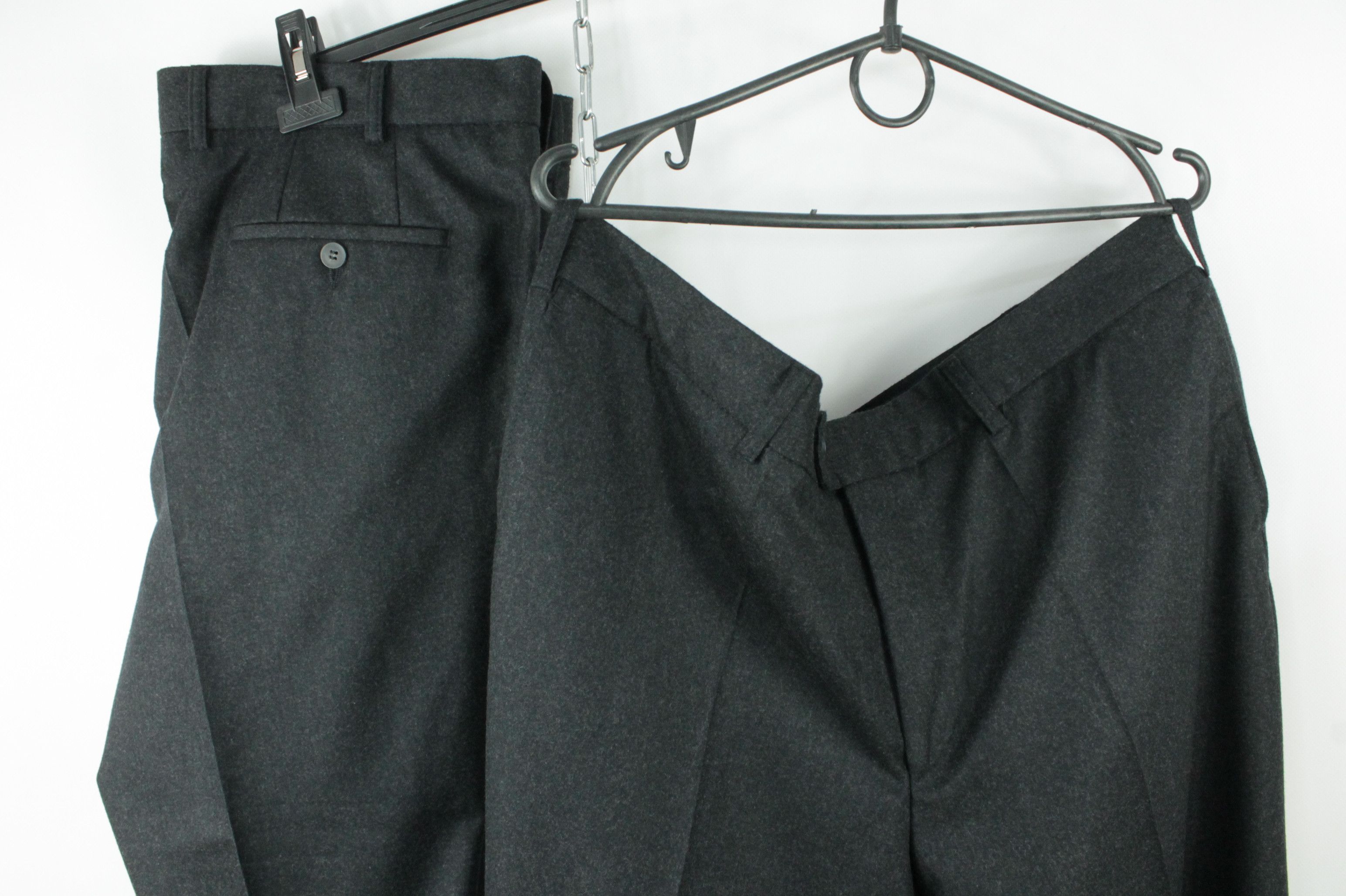 Other Paul Kehl Gray Flannel Wool Trousers Dress Pans Men's Size US 42 / EU 58 - 11 Thumbnail