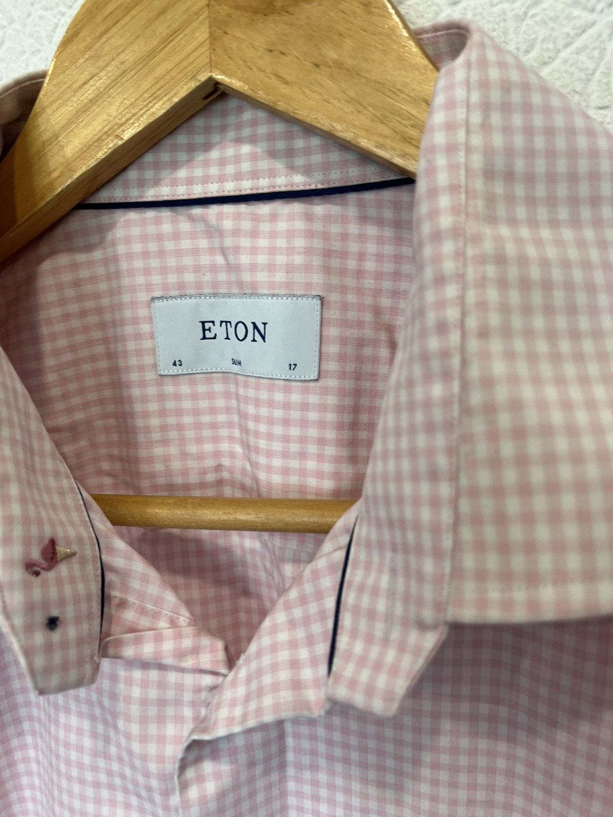 Eton Eton Pink Classic Shirt Button Up Men Size US L / EU 52-54 / 3 - 3 Thumbnail