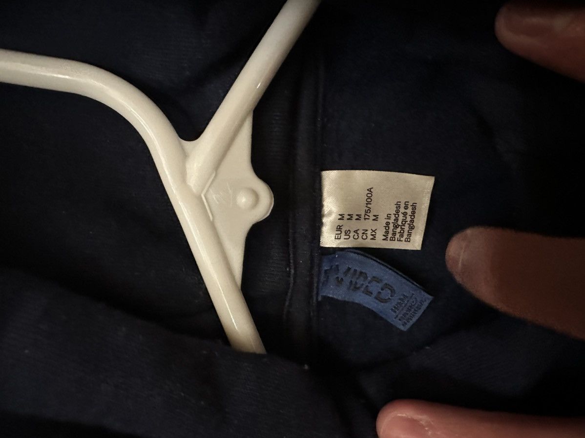H&M Contrast Dark Navy and White Hoodie Size US M / EU 48-50 / 2 - 2 Thumbnail