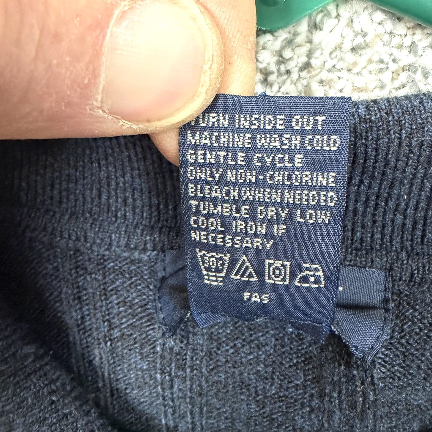 Dockers VINTAGE Dockers Polo Sweater Blue L Men Pullover Knit Size US L / EU 52-54 / 3 - 6 Thumbnail