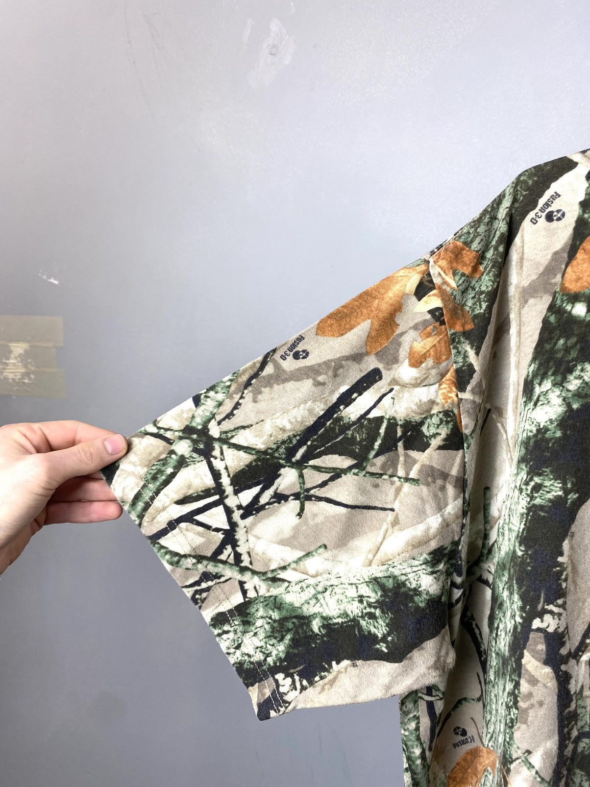 Vintage Vintage Real Tree Camouflage Camo T Shirt Hype Size US XXL / EU 58 / 5 - 4 Thumbnail