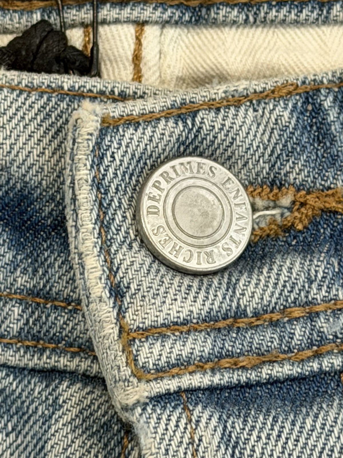 Enfants Riches Deprimes Enfants Riches Deprimes SS25 Dirty Stained Flaired Denim Size US 32 / EU 48 - 4 Thumbnail