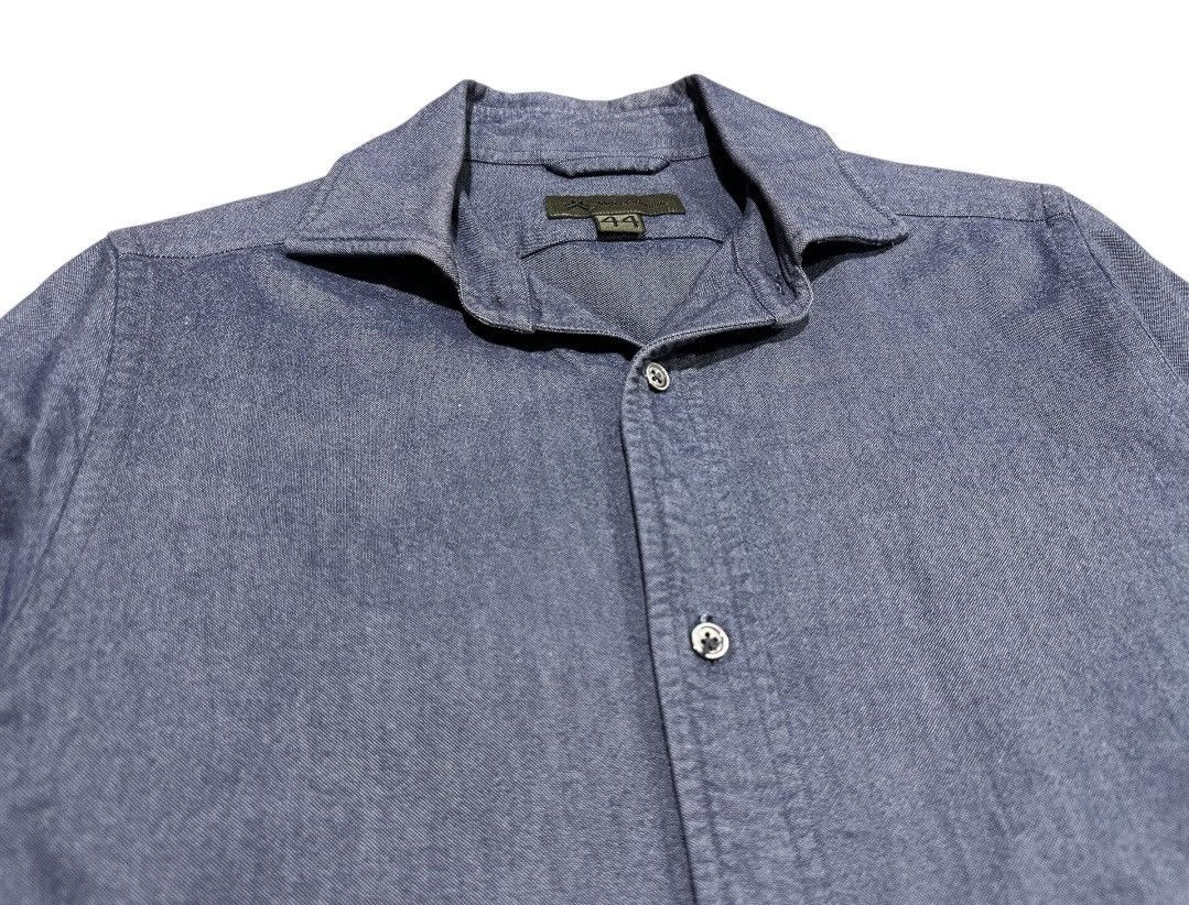 Nigel Cabourn 🔥Vintage Nigel Cabourn British Officers Shirt Sax Blue Size US M / EU 48-50 / 2 - 4 Thumbnail