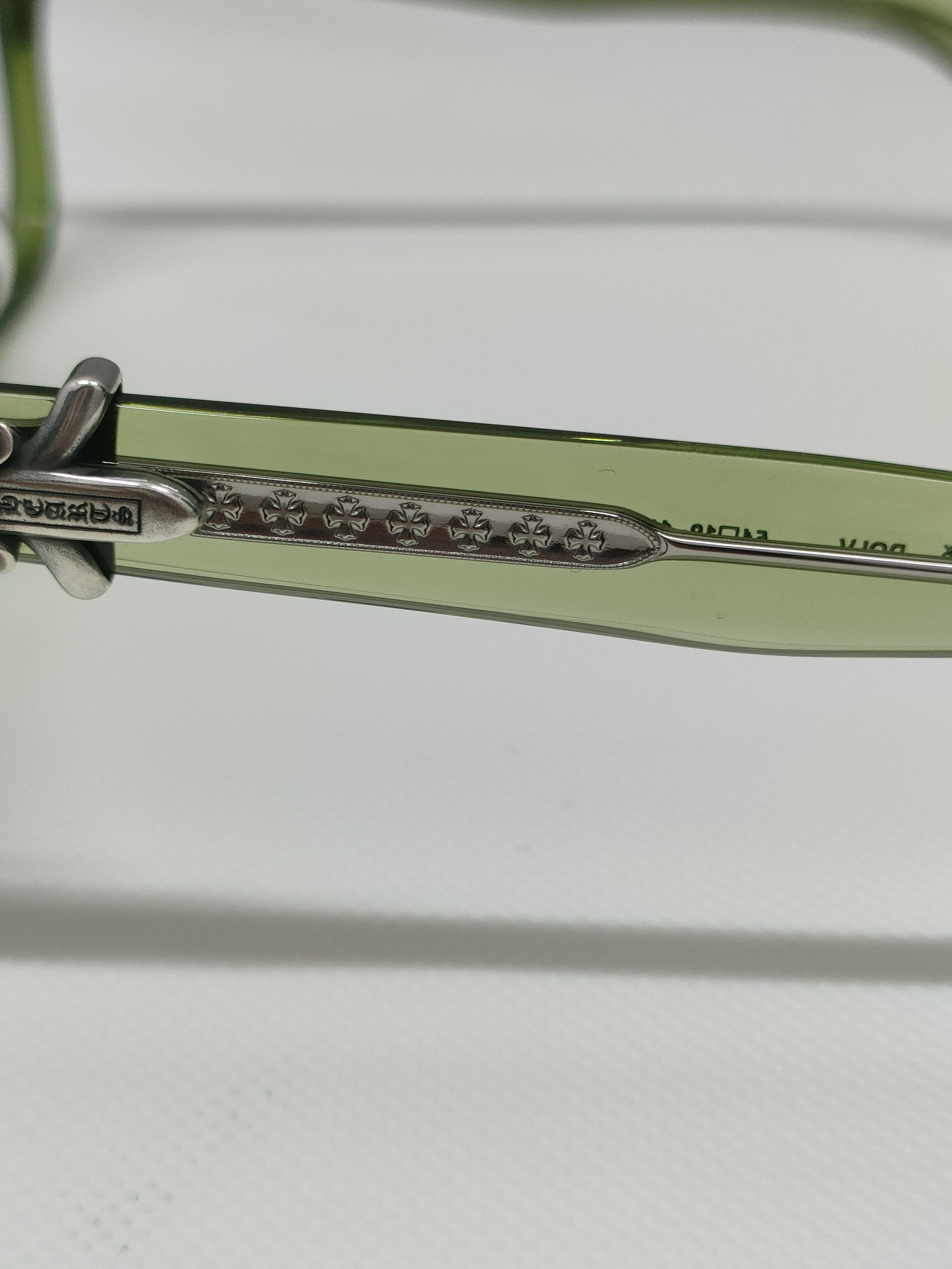 Chrome Hearts Chrome Hearts VAGILLIONAIRE II DOLV Dagger Glasses Frame Size ONE SIZE - 7 Thumbnail