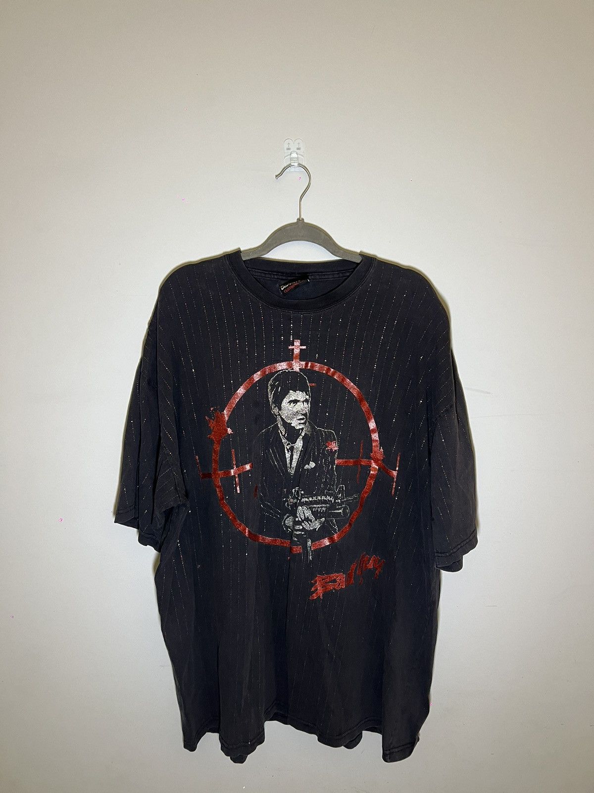 Vintage Scarface Clothing Co Graphic Tee Size US XXL / EU 58 / 5 - 1 Thumbnail