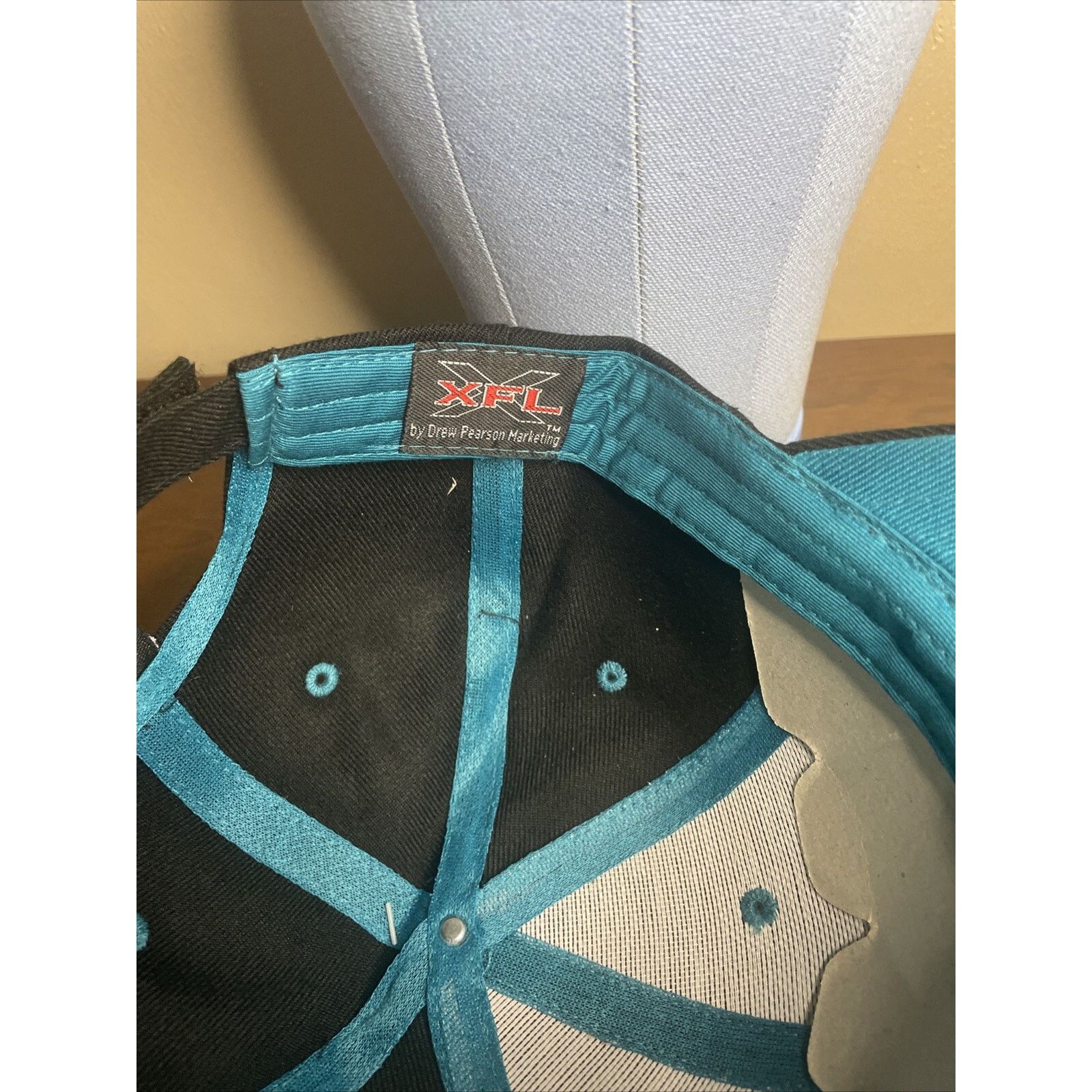 Drew Pearson Vintage XFL Hat Maniax Logo Drew Pearson Strap Back NWT Size ONE SIZE - 10 Thumbnail
