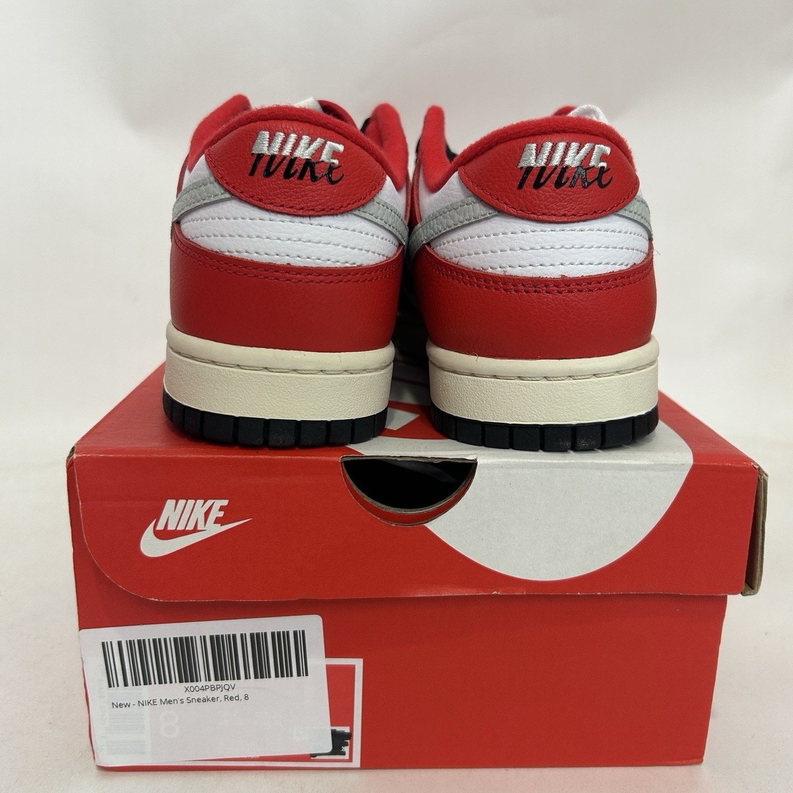 Nike Nike Dunk Low Retro PRM “Split Chicago” DZ2536-600 Size US 8 / EU 41 - 4 Thumbnail