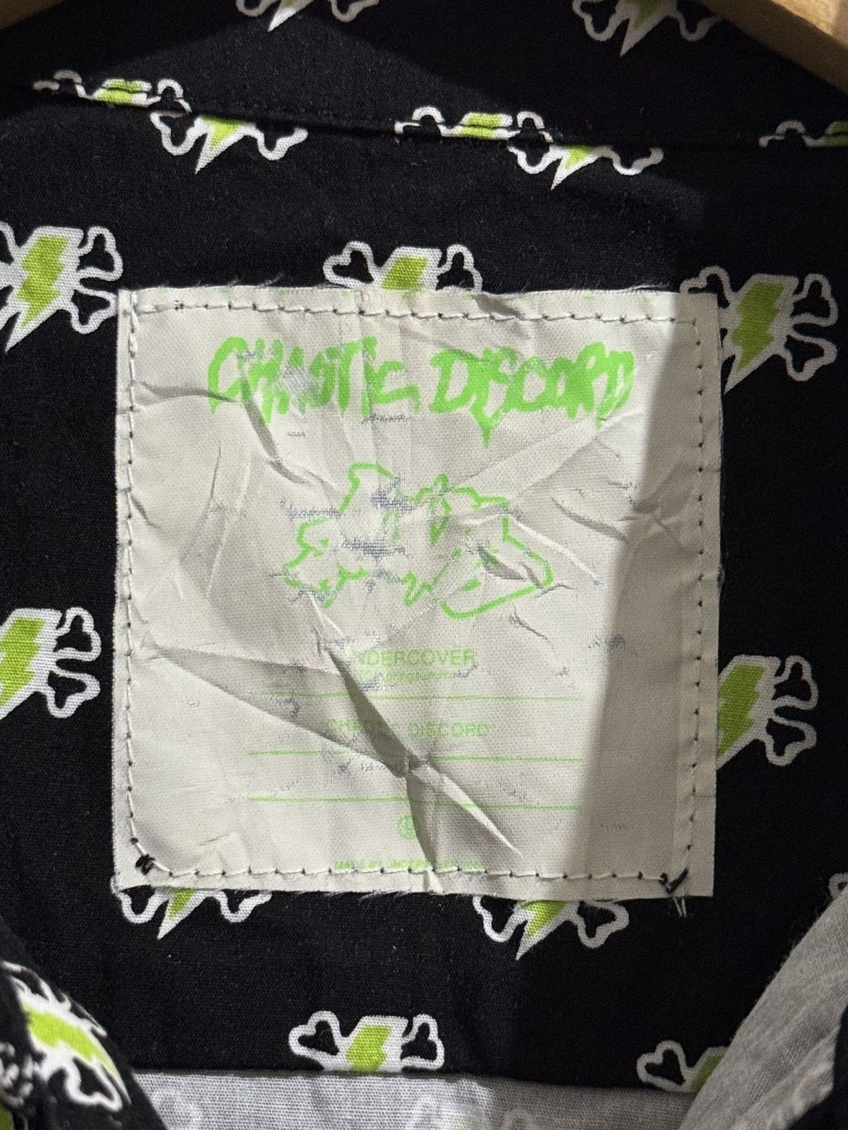 Undercover 01ss Undercover Chaotic Discord Thunder/Crossbone Shirt Size US M / EU 48-50 / 2 - 7 Thumbnail