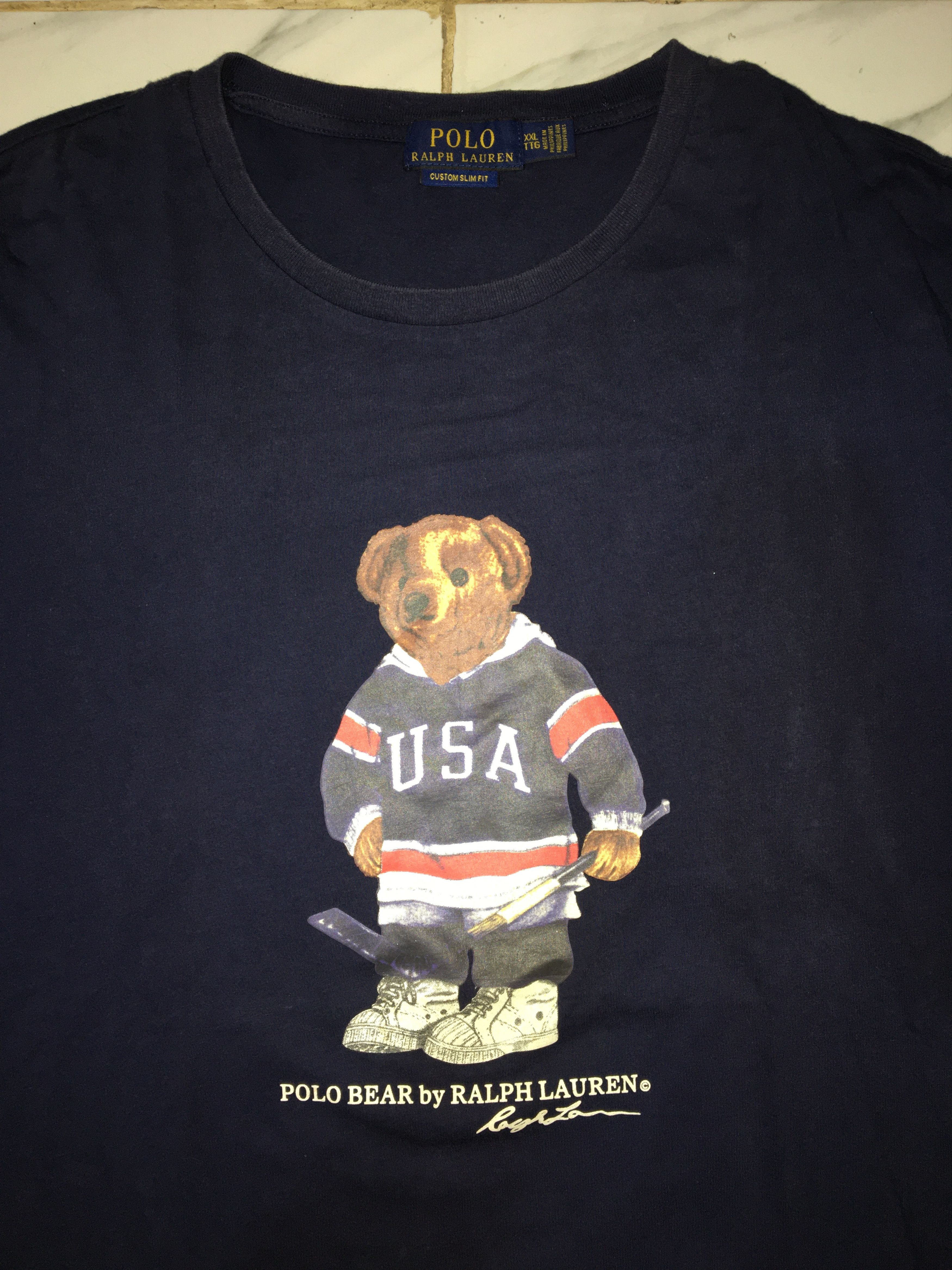 Polo Ralph Lauren Polo Bear by Ralph Lauren Tshirt Size US XXL / EU 58 / 5 - 2 Thumbnail