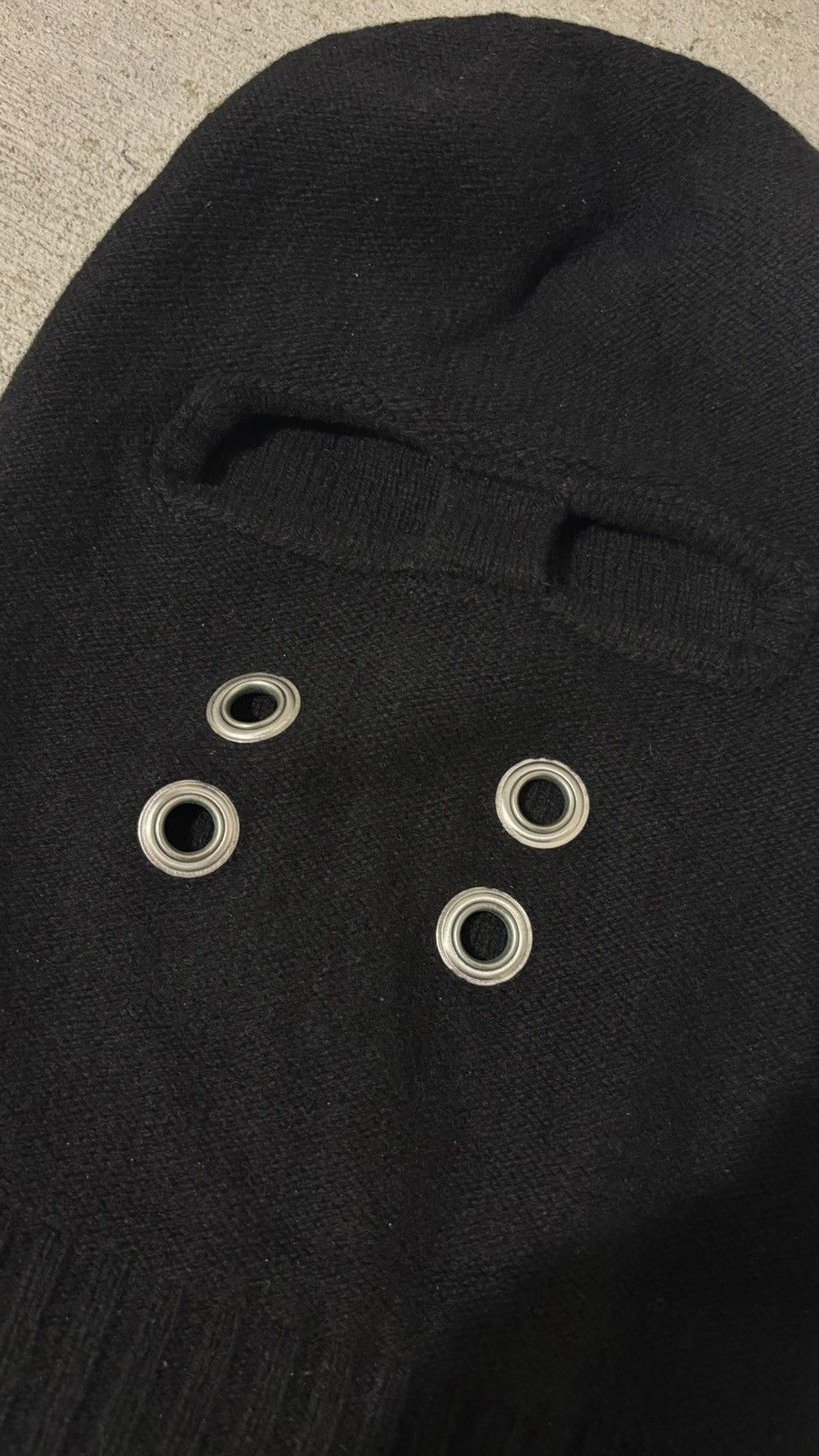 Rick Owens FW22 Strobe Gimp Balaclava Beanie Size ONE SIZE - 2 Thumbnail