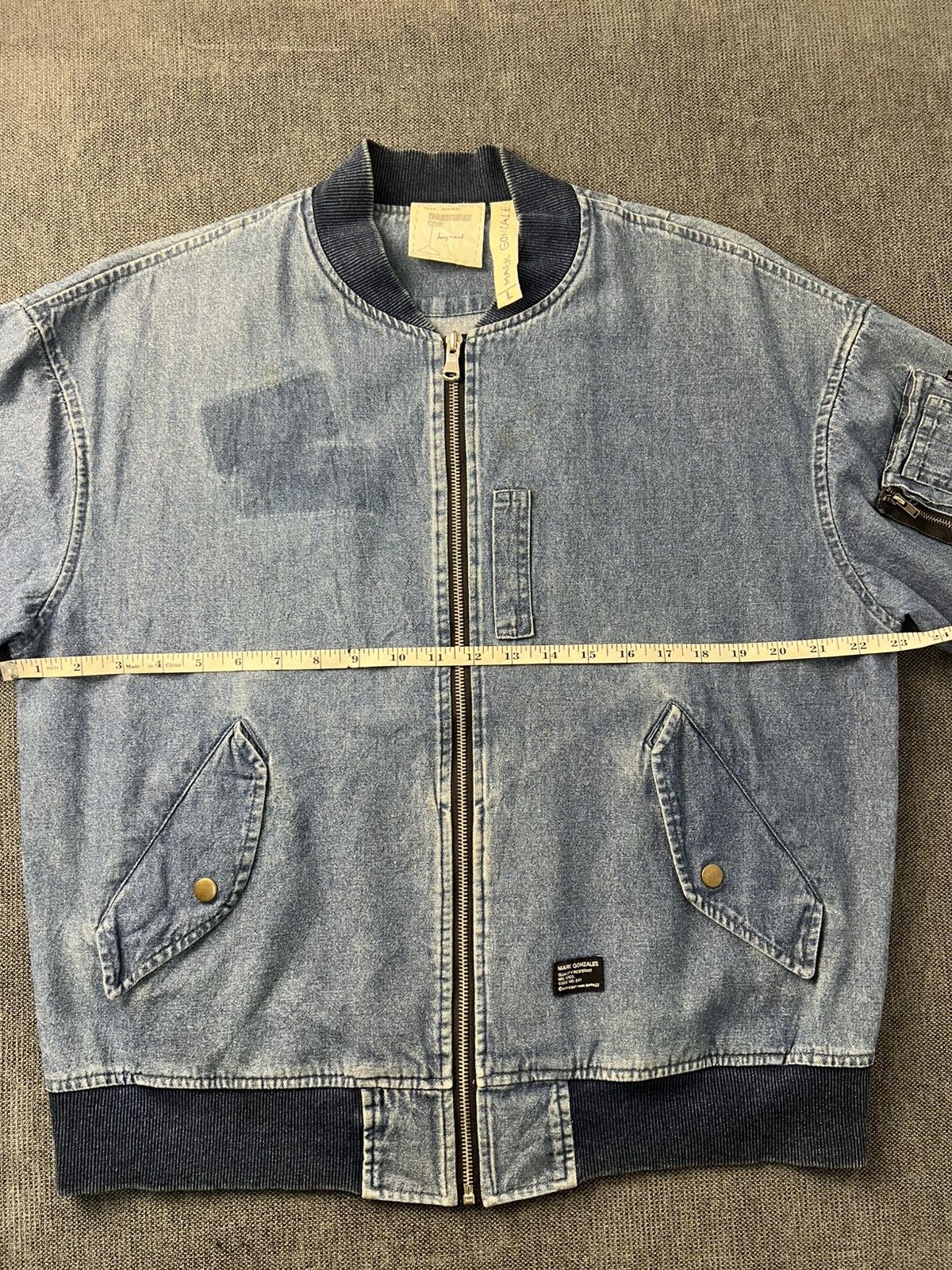 Other Mark Gonzales denim bomber jacket Size US L / EU 52-54 / 3 - 9 Thumbnail