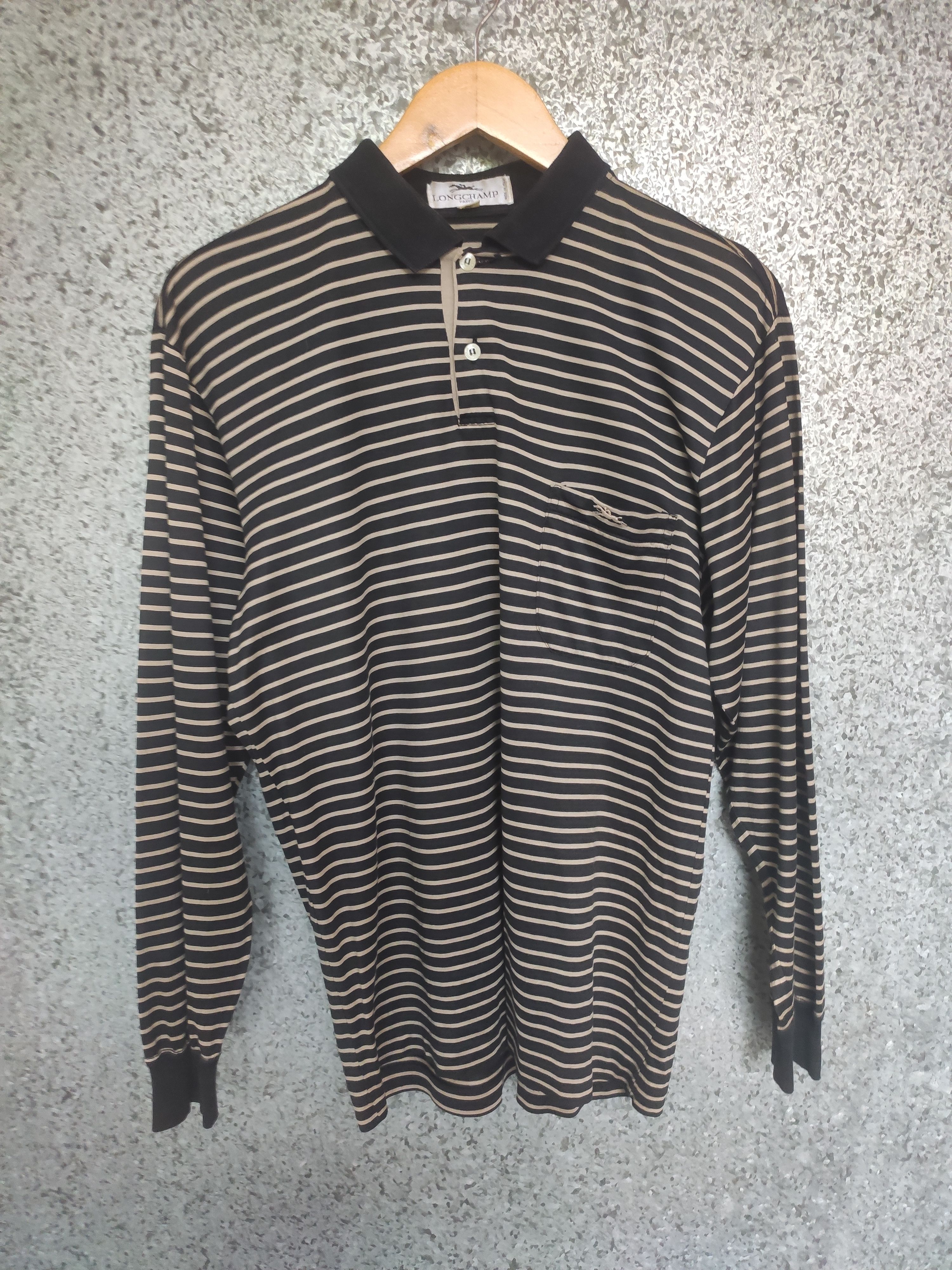 Longchamp 🔥 Vintage Longchamp long sleeve stripes Size US M / EU 48-50 / 2 - 1 Thumbnail