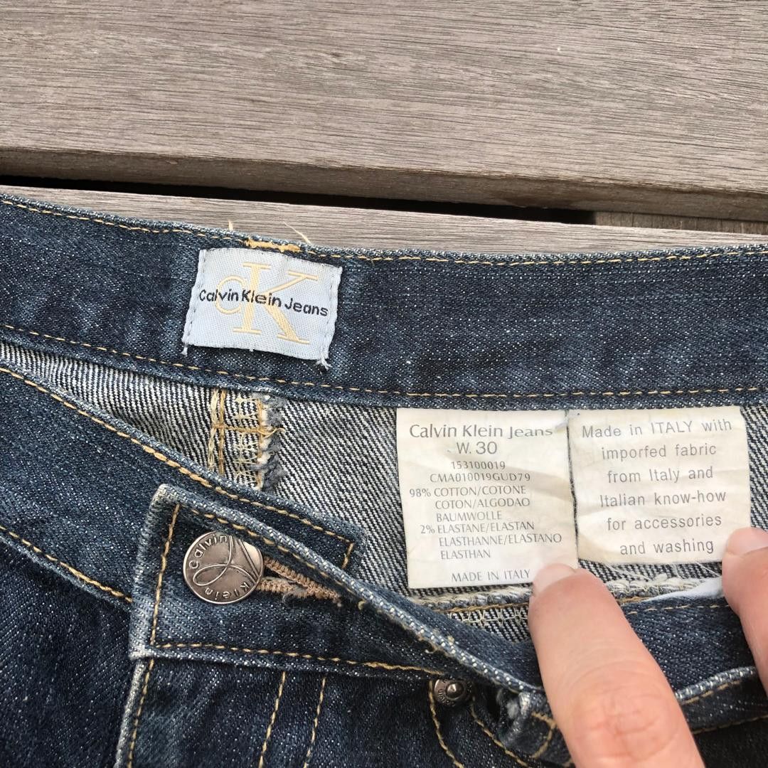 Calvin Klein Calvin Klein Jeans Italy Y2K Straight Denim 30 Size US 30 / EU 46 - 5 Thumbnail