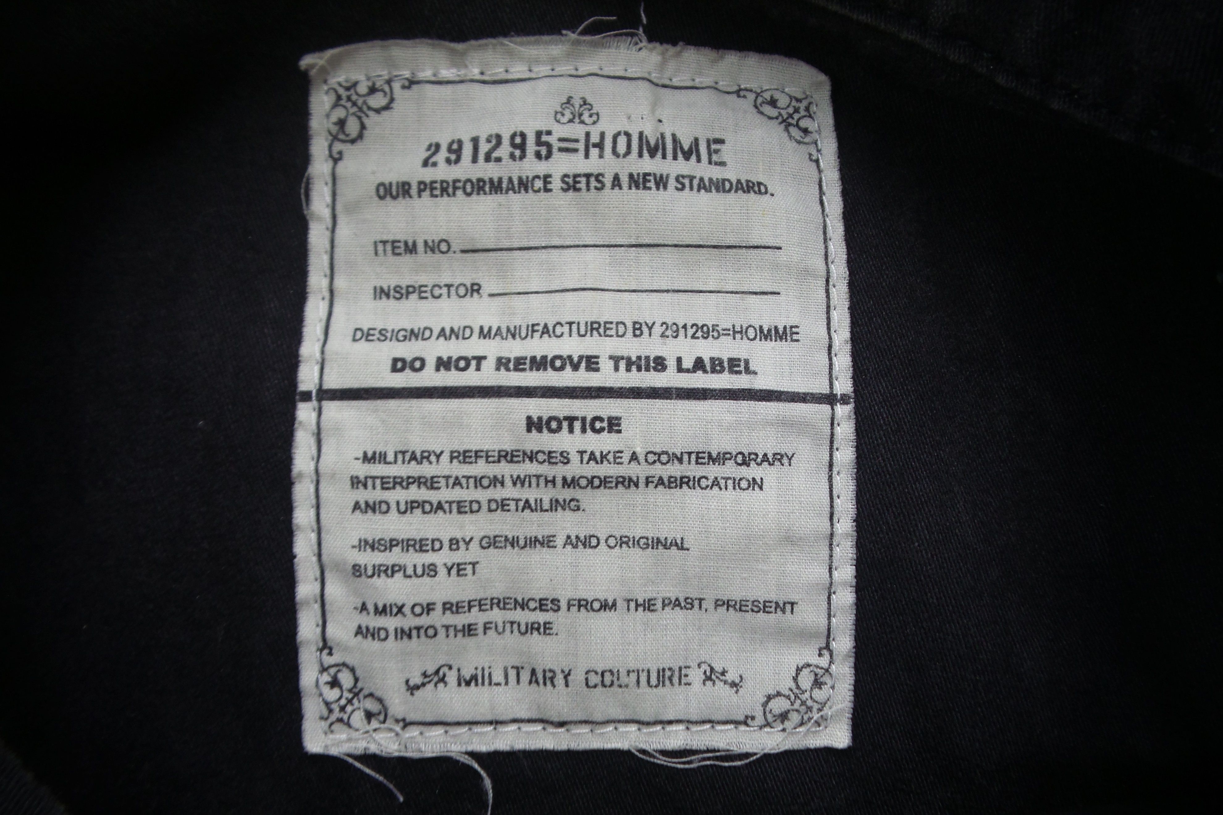 291295=Homme 291295=Homme Military Couture Studded Jackets Size US M / EU 48-50 / 2 - 3 Thumbnail