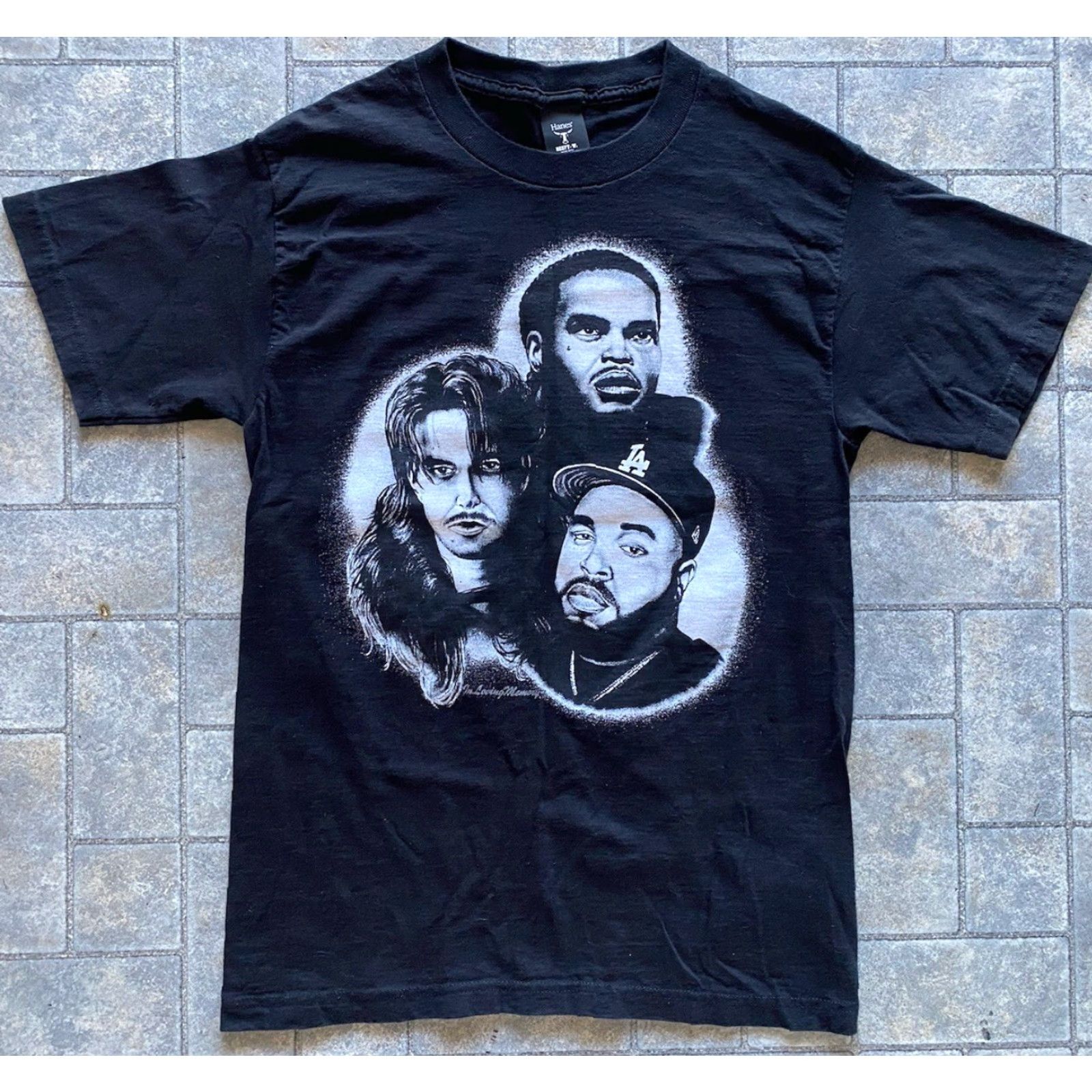 Hanes VINTAGE Hanes Beefy-T Shirt Mens S Black Xavier Wulf Bones Eddy Baker Loving Memory Tour Size US S / EU 44-46 / 1 - 2 Thumbnail