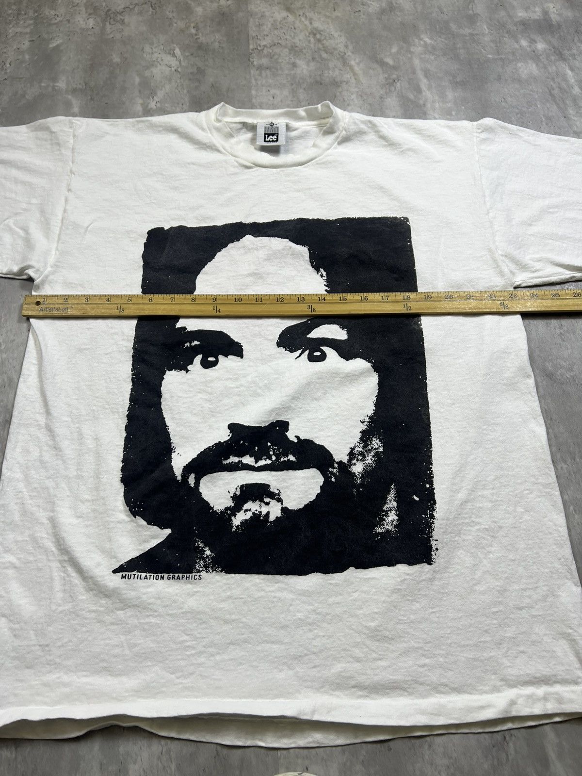 Vintage Charles Manson Helter Skelter Mutilation Graphics T Shirt Size US XL / EU 56 / 4 - 7 Thumbnail