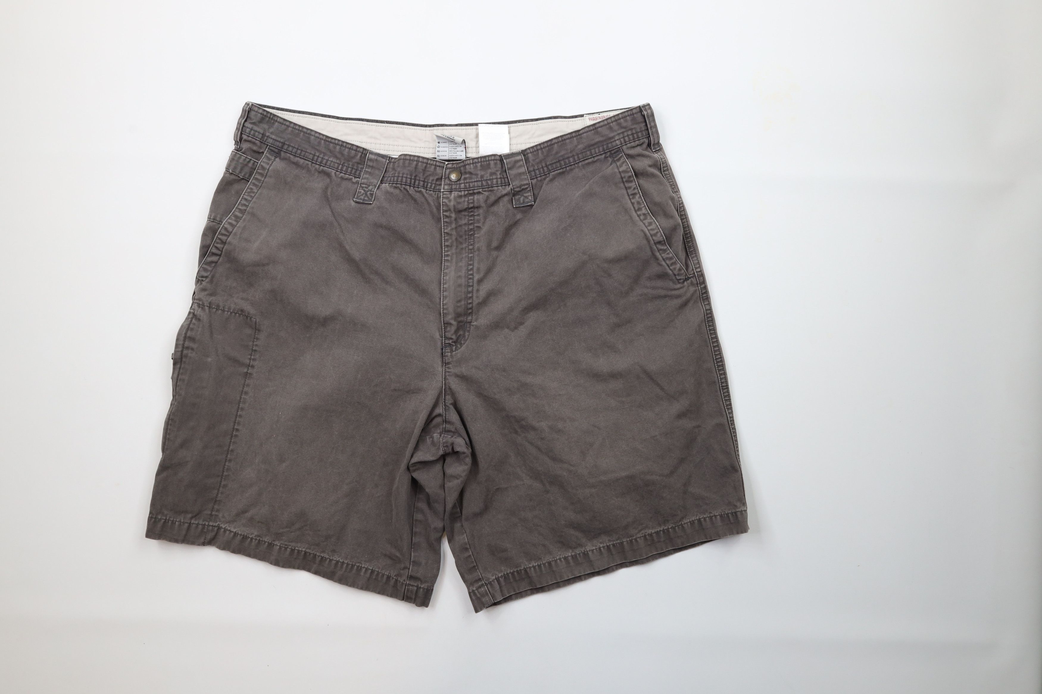 Columbia × Vintage Vintage Columbia Out Above Knee Dungaree Shorts Gray Cotton Size US 32 / EU 48 - 1 Thumbnail