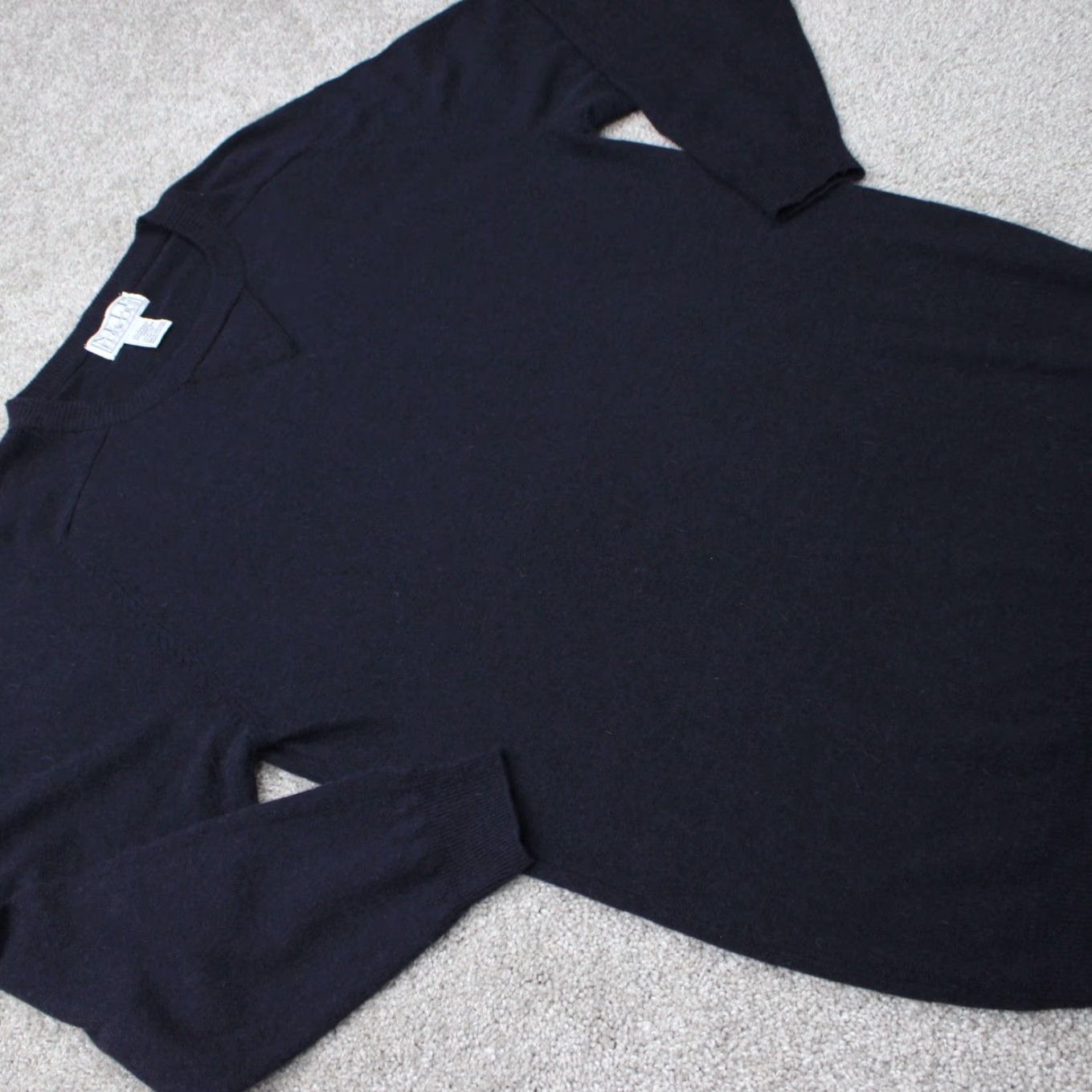 Nell Flowers by JG Hook Womens Large Purple Sweater