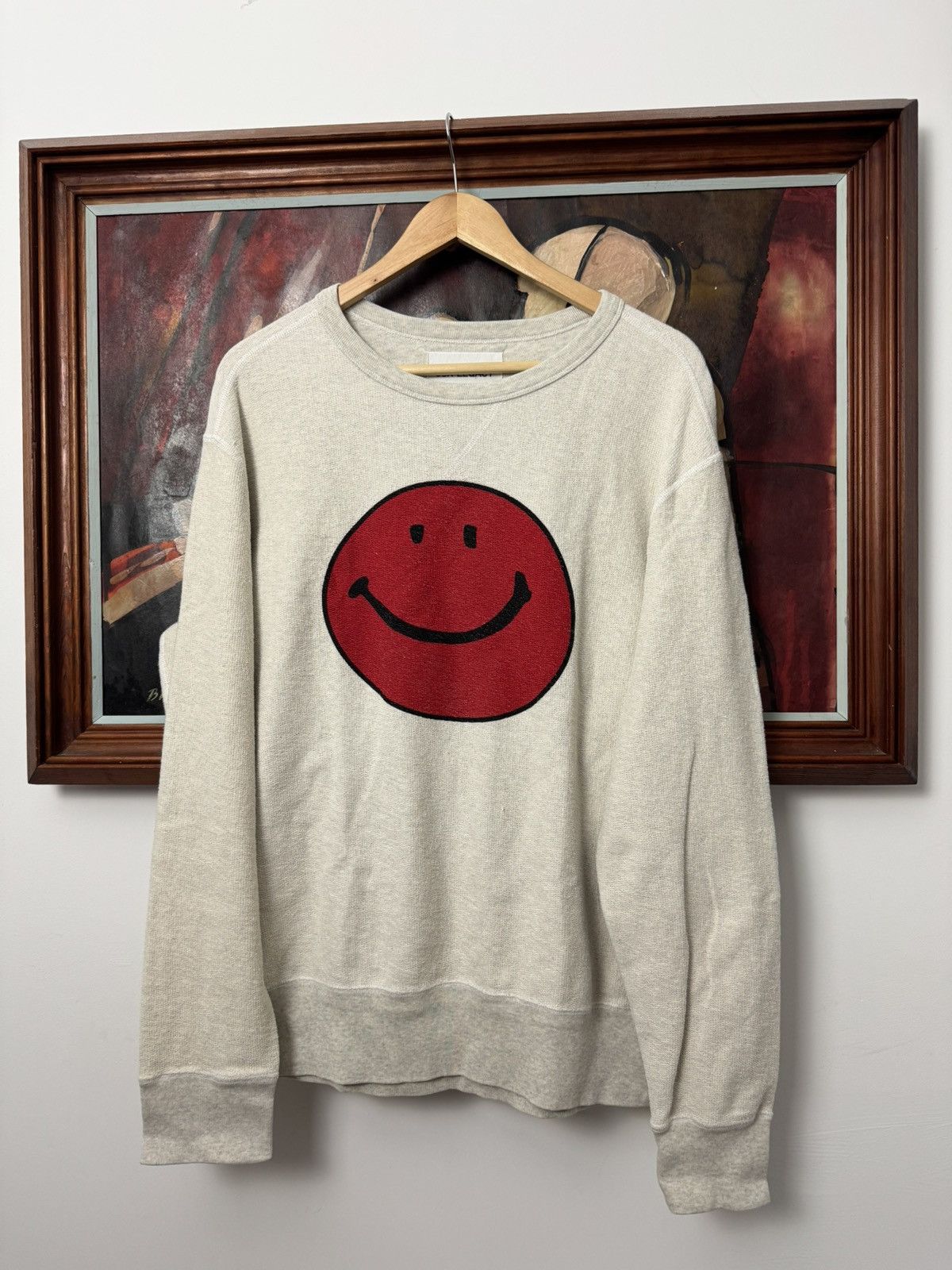 OUR LEGACY reversible Smile sweatshirt SS13 collection rare
