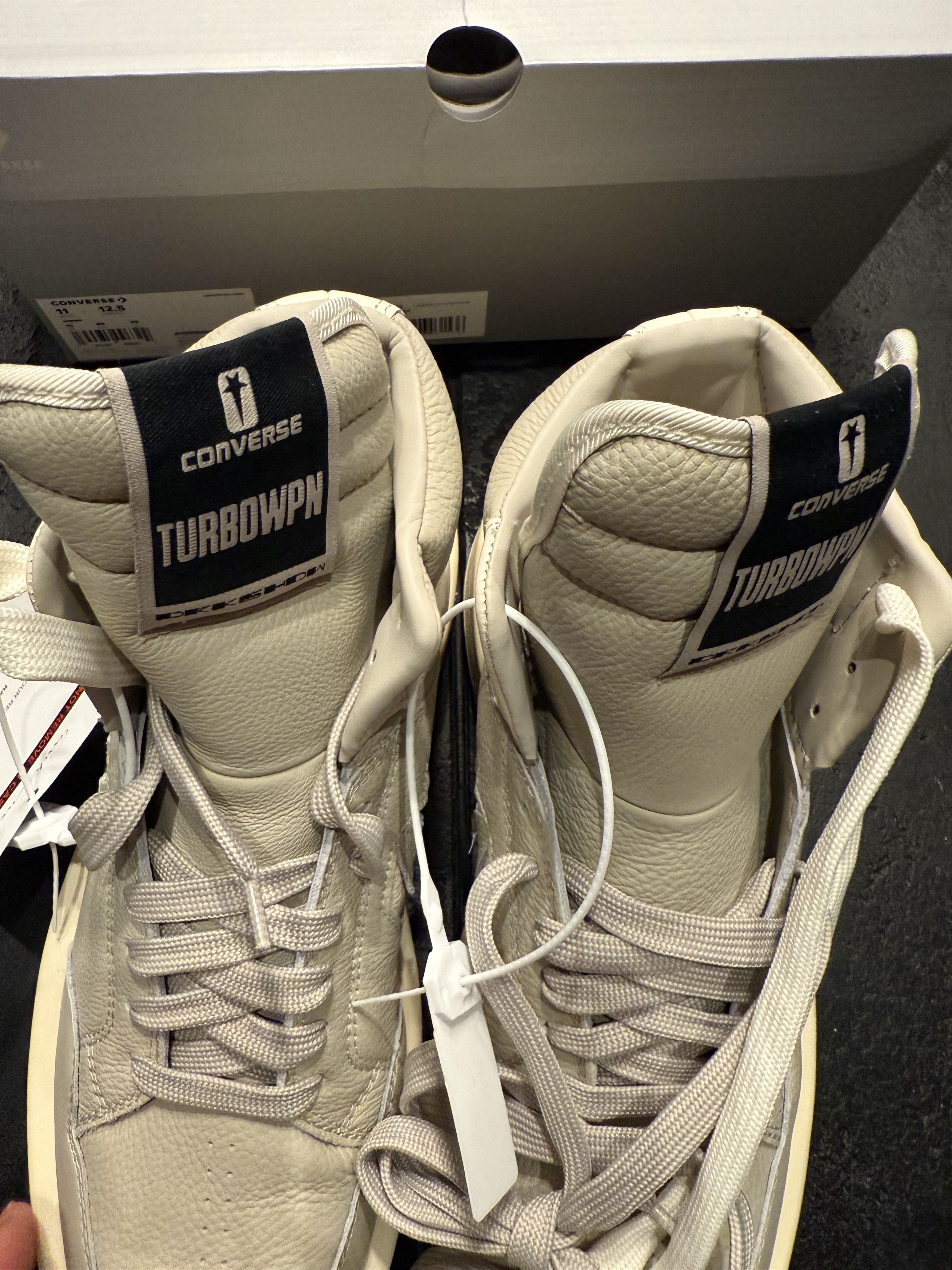 Rick Owens Drkshdw Rick Owens DRKSHDW x Converse TurboWPN sneaker Size US 11 / EU 44 - 3 Thumbnail