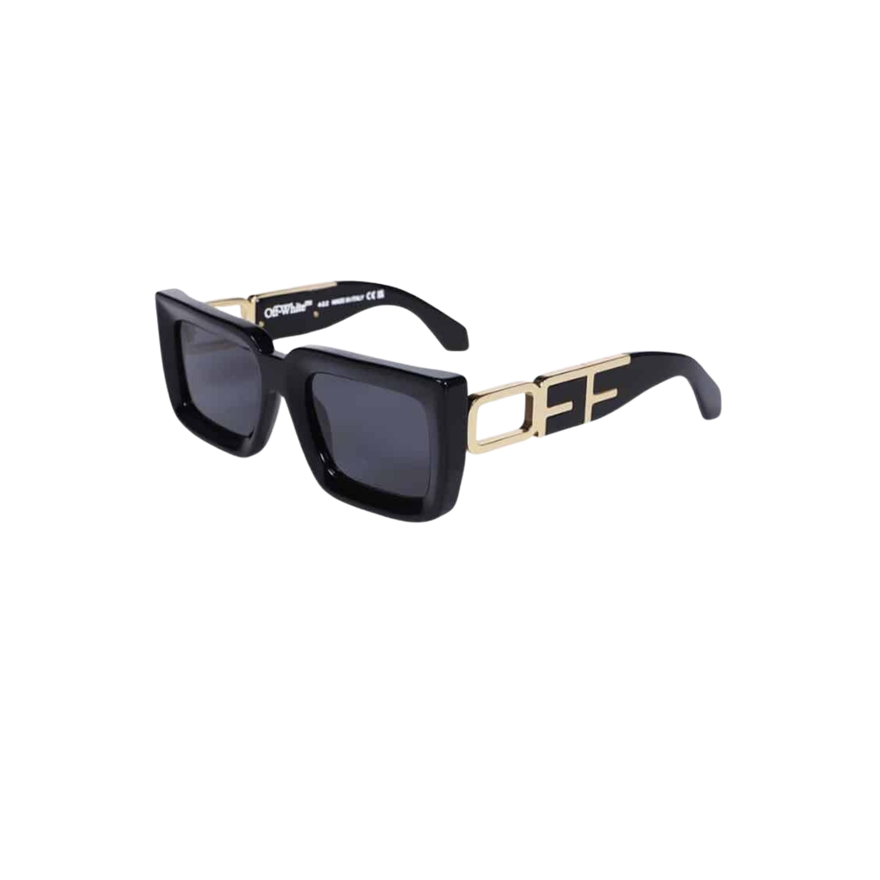 Off-White Off White Cady Rectangular Frame Swiss Cheese Sunglasses