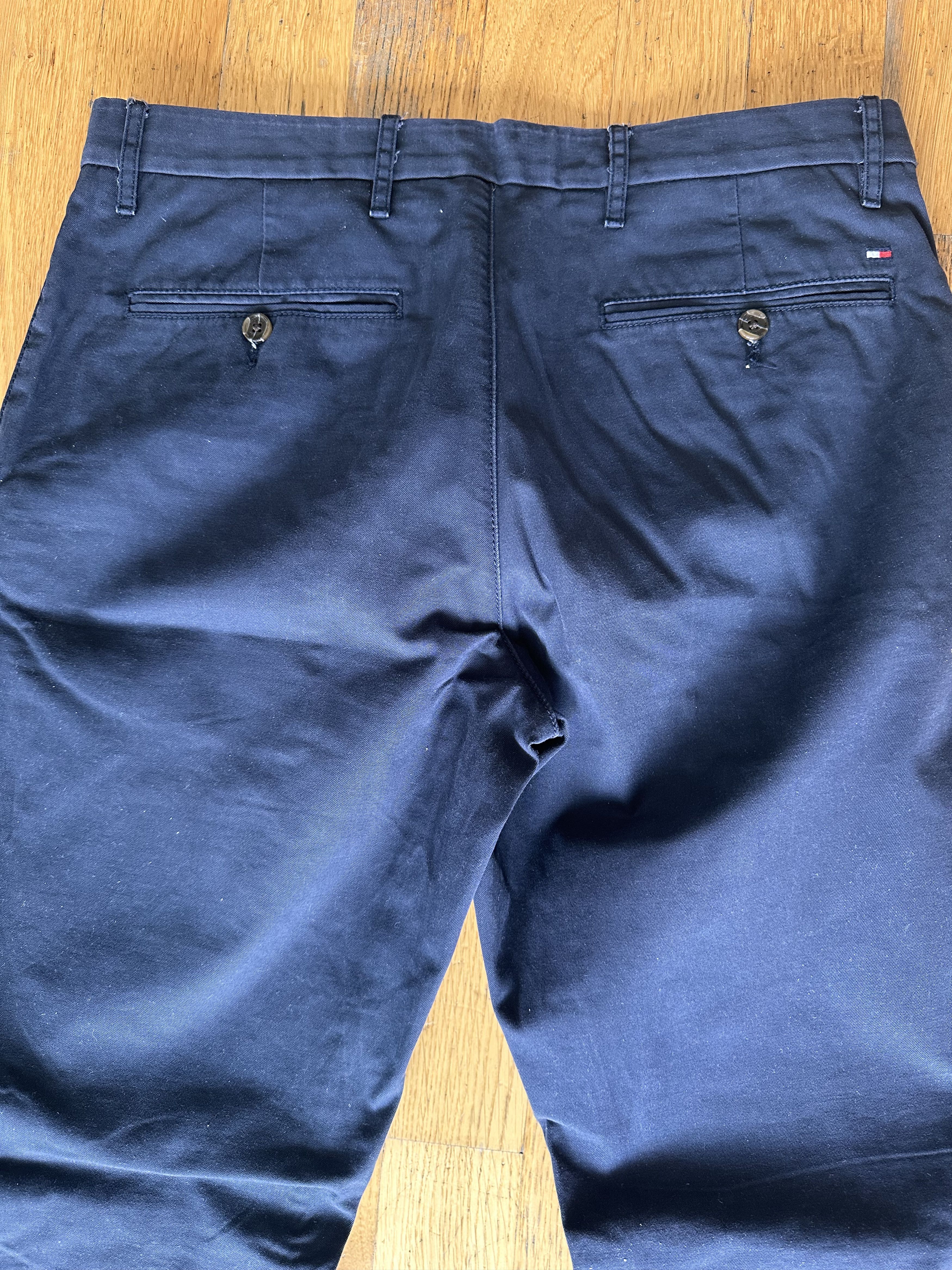 Tommy Hilfiger Tommy Hilfiger Modern Slim Chinos Navy – 33/34 Size US 33 - 4 Thumbnail