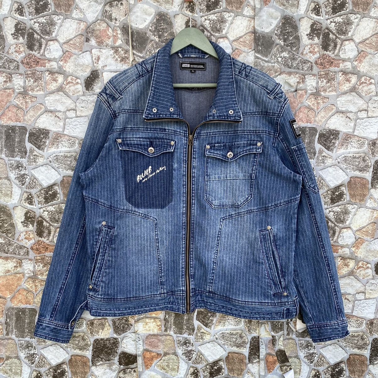 If Six Was Nine × Japanese Brand 💥BlueB Neo Denim Jacket Size US XL / EU 56 / 4 - 3 Thumbnail