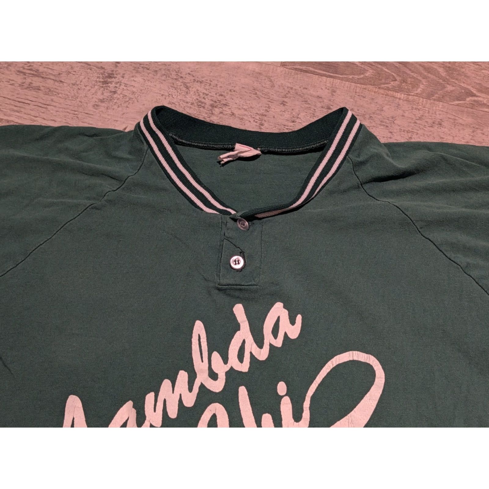 Vintage VINTAGE Bike Athletic Polo Shirt Collared Tee USA Made Green XL 80s Mens Size US XL / EU 56 / 4 - 4 Thumbnail