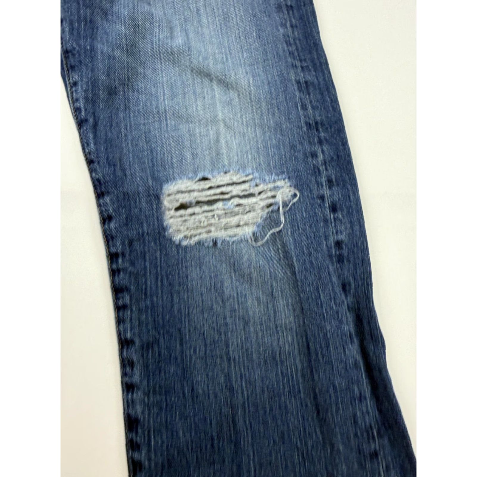 Outerknown Outerknown Jeans Womens 26 Medium Wash Blue Boyfriend Distressed Button Fly Jeans Womens 26 Medium Wash Blue Boyfriend Distressed Button Fly Size 26" / US 2 / IT 38 - 3 Thumbnail