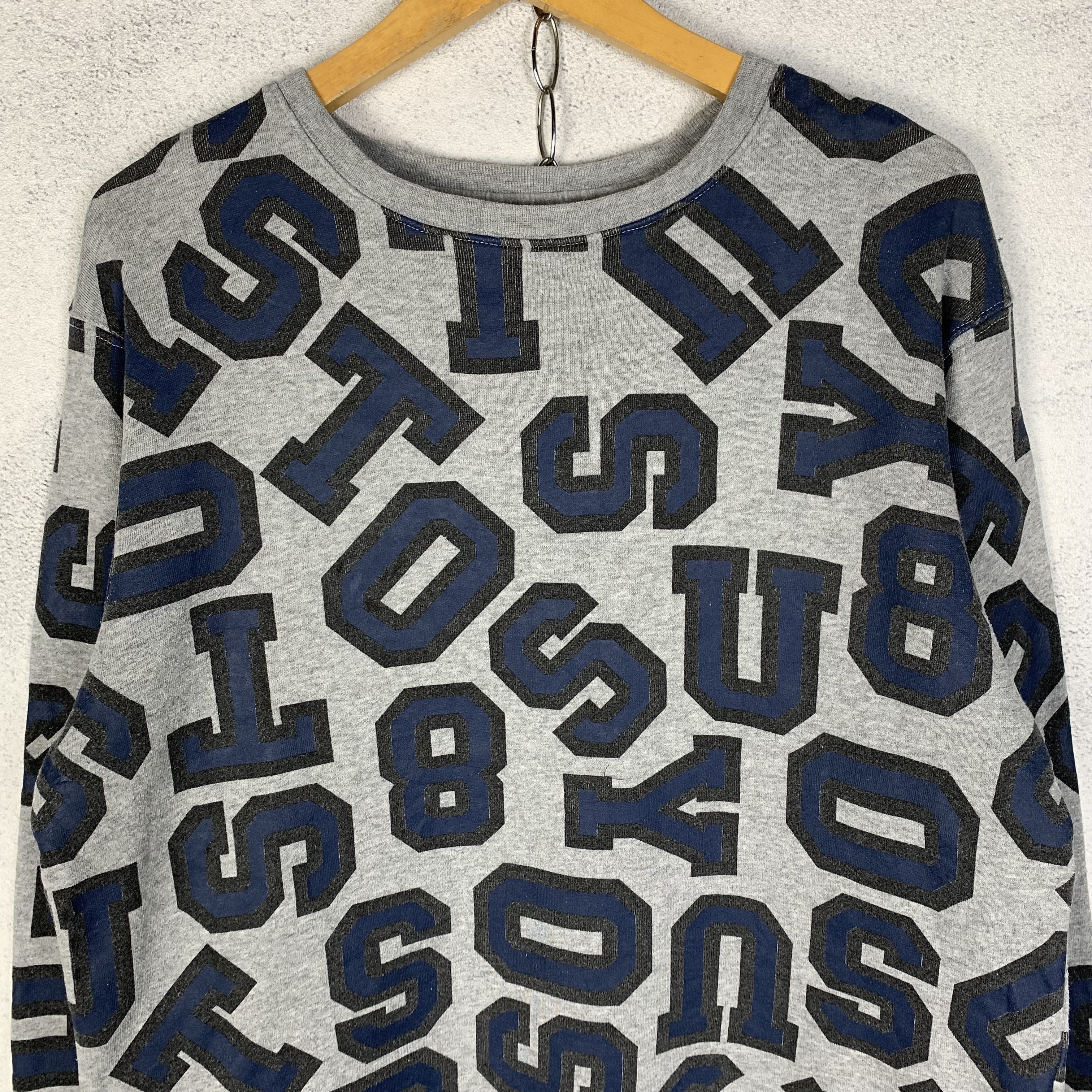 Stussy Stussy Spellout Logo Sweatshirt Crewneck Size US M / EU 48-50 / 2 - 3 Thumbnail