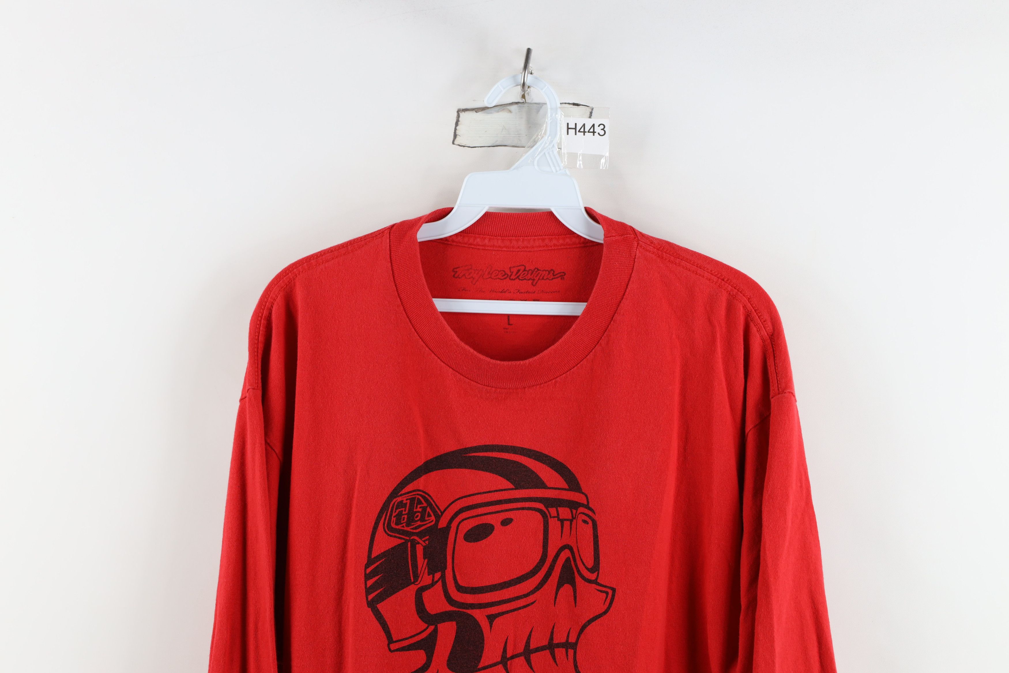 Vintage Vintage Troy Lee Designs Racing Long Sleeve T-Shirt Red Size US L / EU 52-54 / 3 - 2 Thumbnail