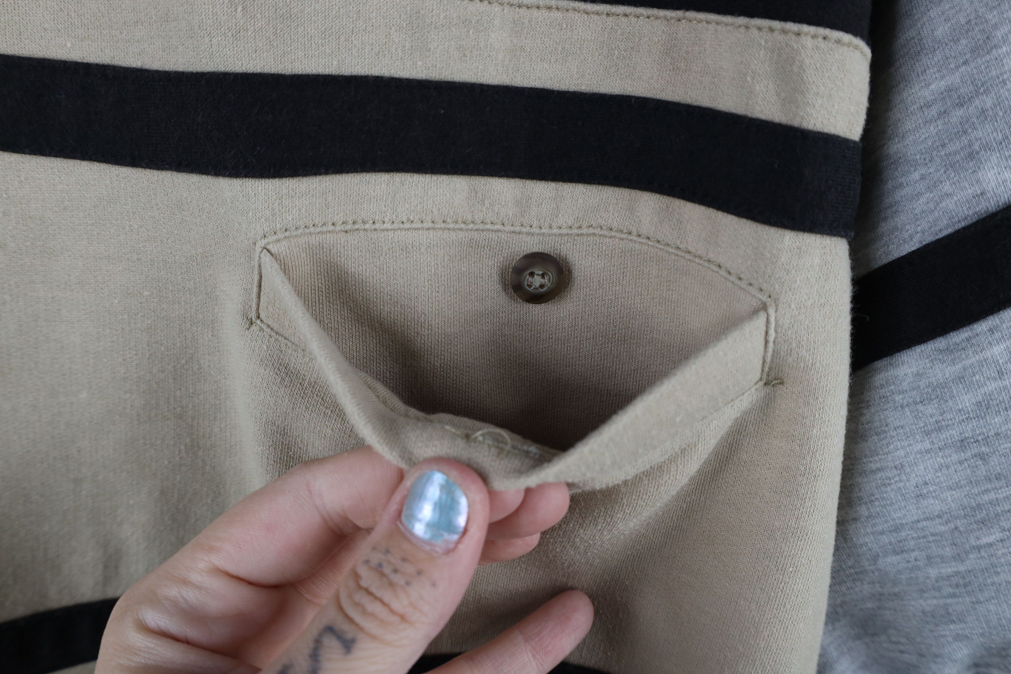 Vintage Vintage 90s Streetwear Block Collared Pullover Polo Shirt Size US M / EU 48-50 / 2 - 4 Thumbnail