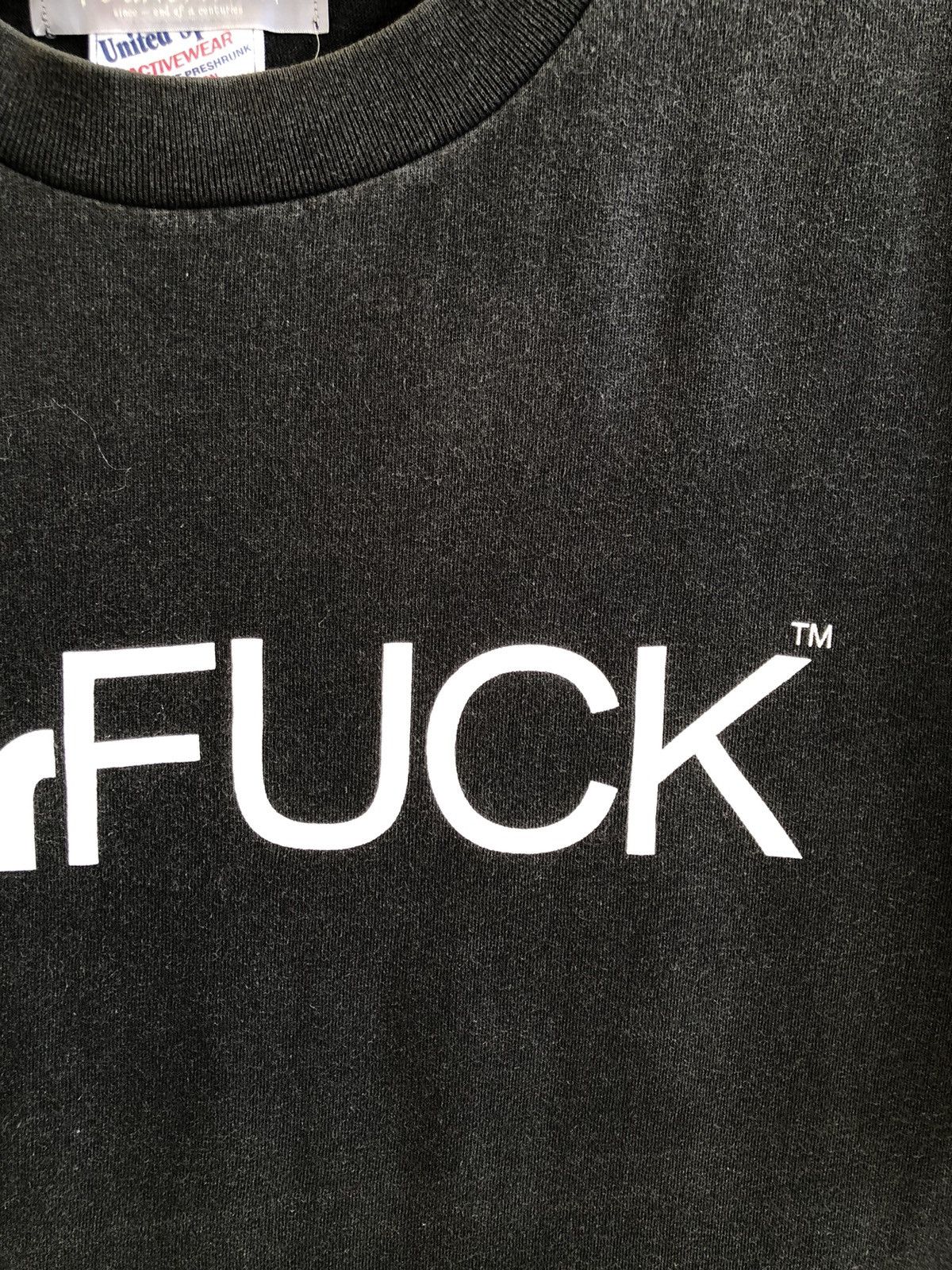 Vintage Vintage 90s StarFUCK Rare Wording Tee Size US L / EU 52-54 / 3 - 3 Thumbnail