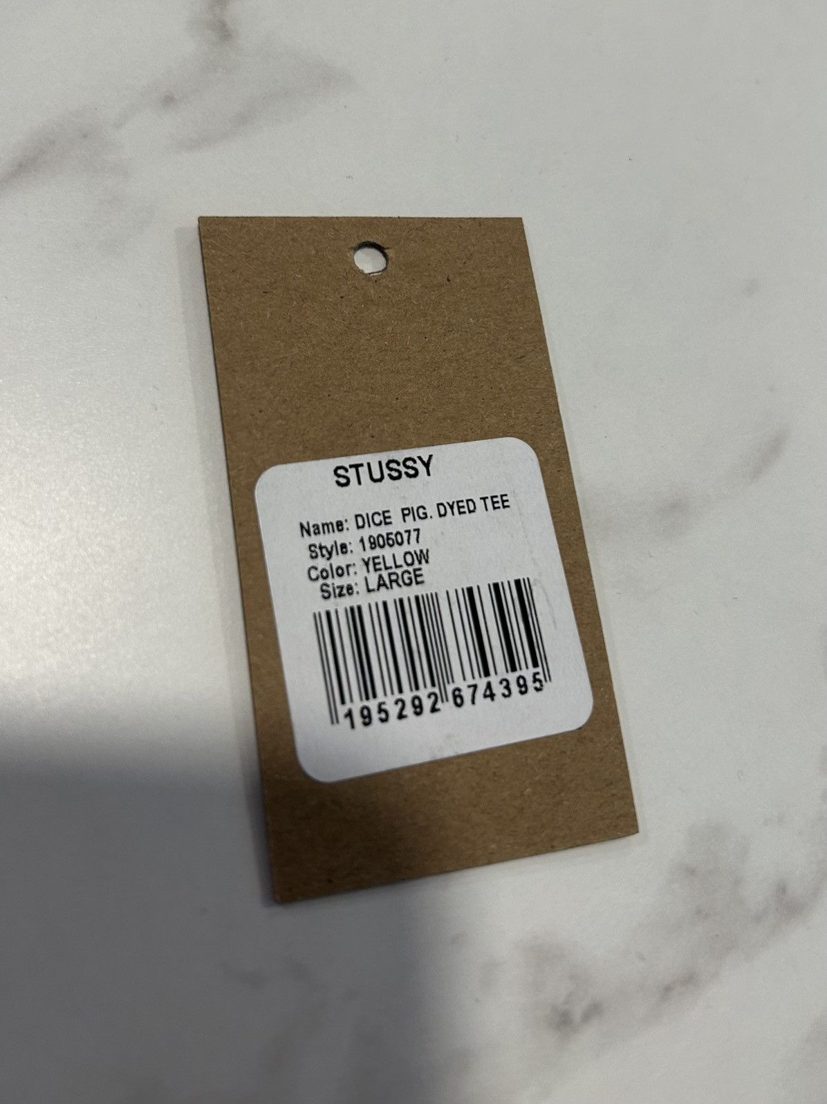 Stussy Stussy Dice Logo Dyed Pigment Tee Size US L / EU 52-54 / 3 - 7 Thumbnail