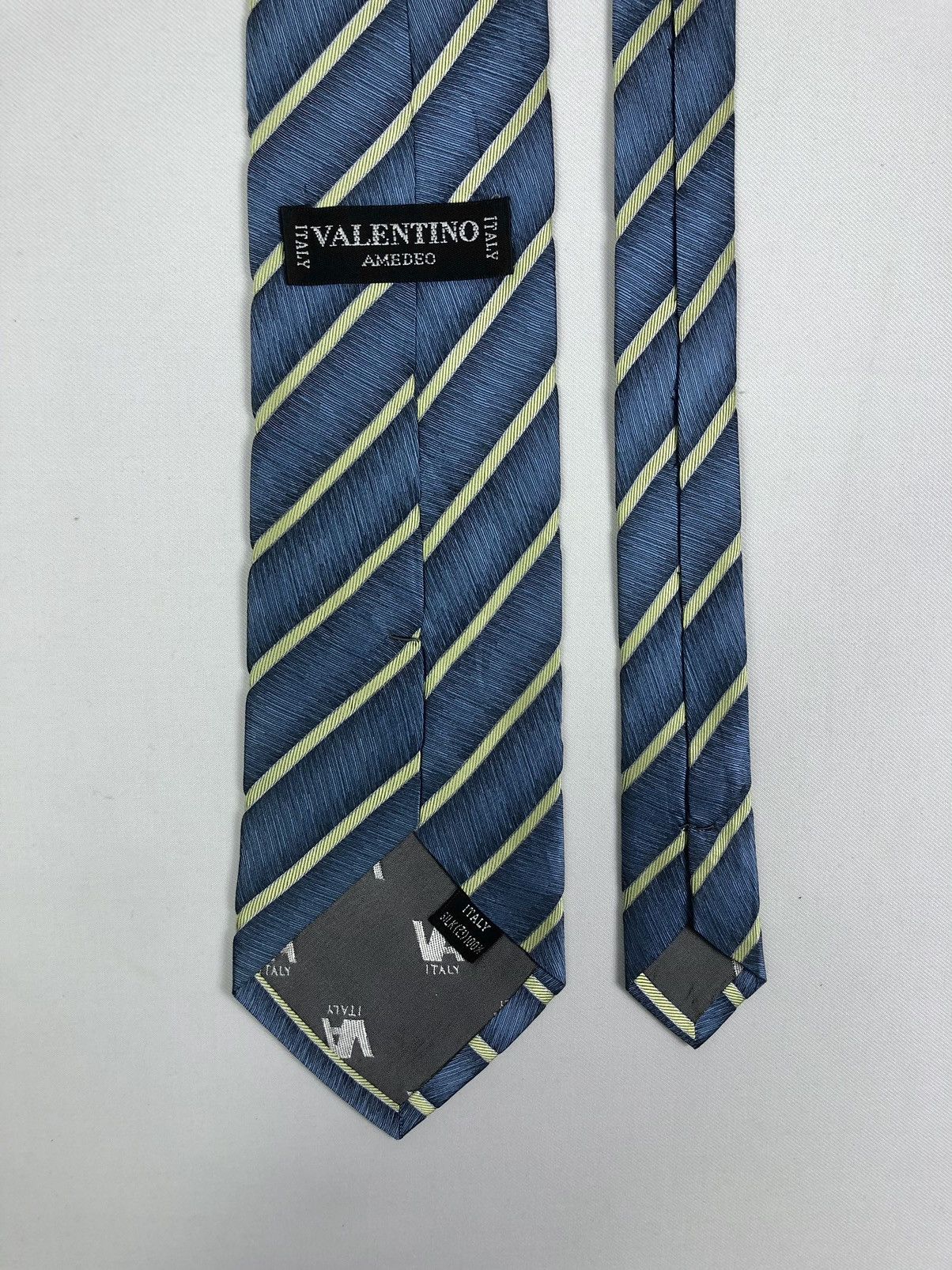 Valentino Rare Vintage Valentino Stripes Silk Tie Size ONE SIZE - 5 Thumbnail