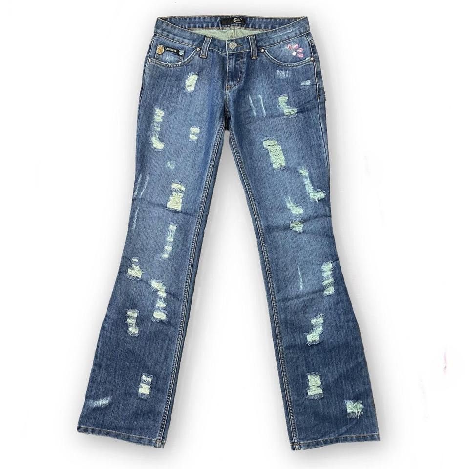 Just Cavalli Just Cavalli Low Rise Jeans Size 28" / US 6 / IT 42 - 2 Thumbnail