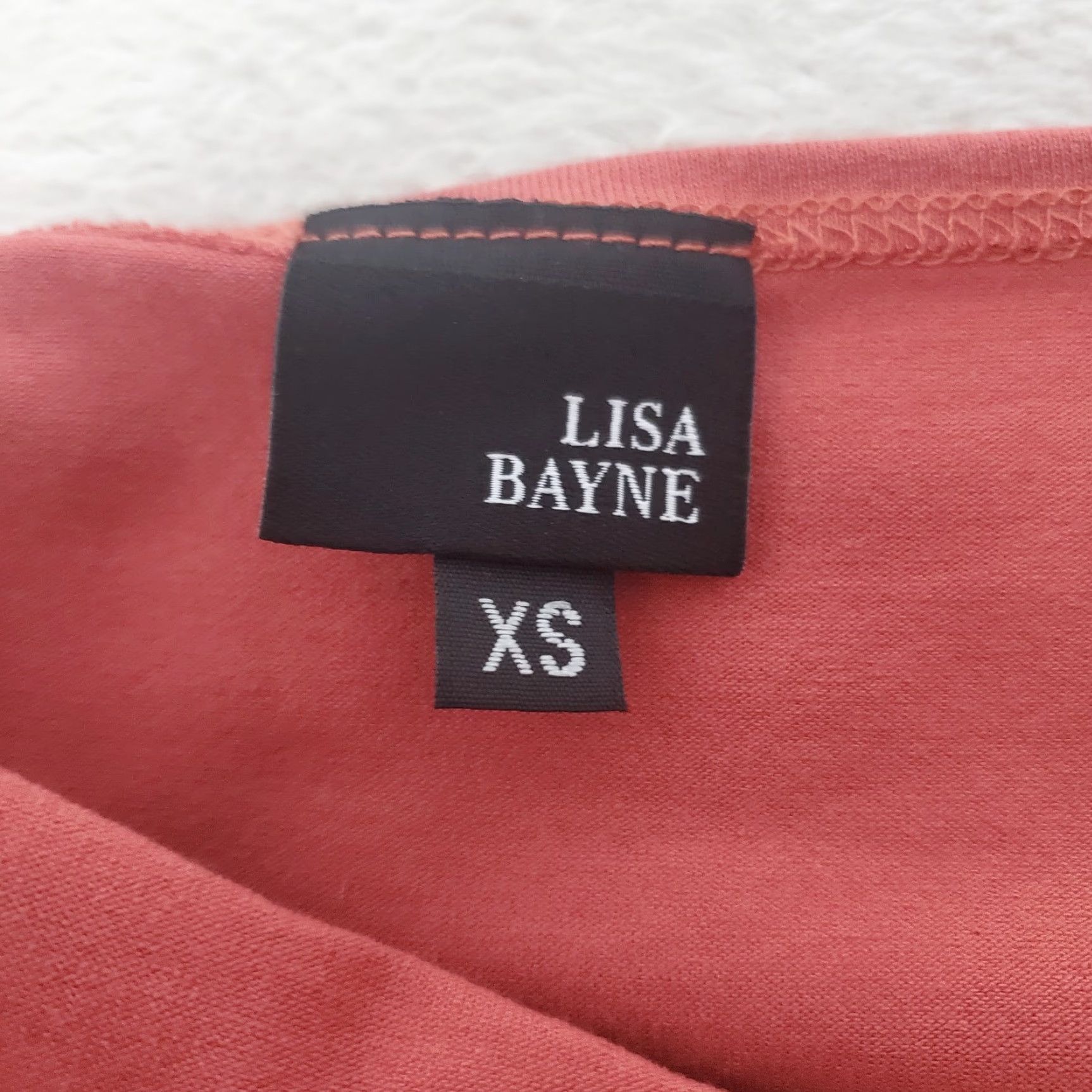 Vintage VINTAGE Lisa Bayne Womens Tunic Top XS Dusty Rose 3/4 Sleeve Asymmetrical Hem Lagenlook Blouse Bohemian Minimalist Shirt Womens XS Rose dusted Size XS / US 0-2 / IT 36-38 - 3 Thumbnail