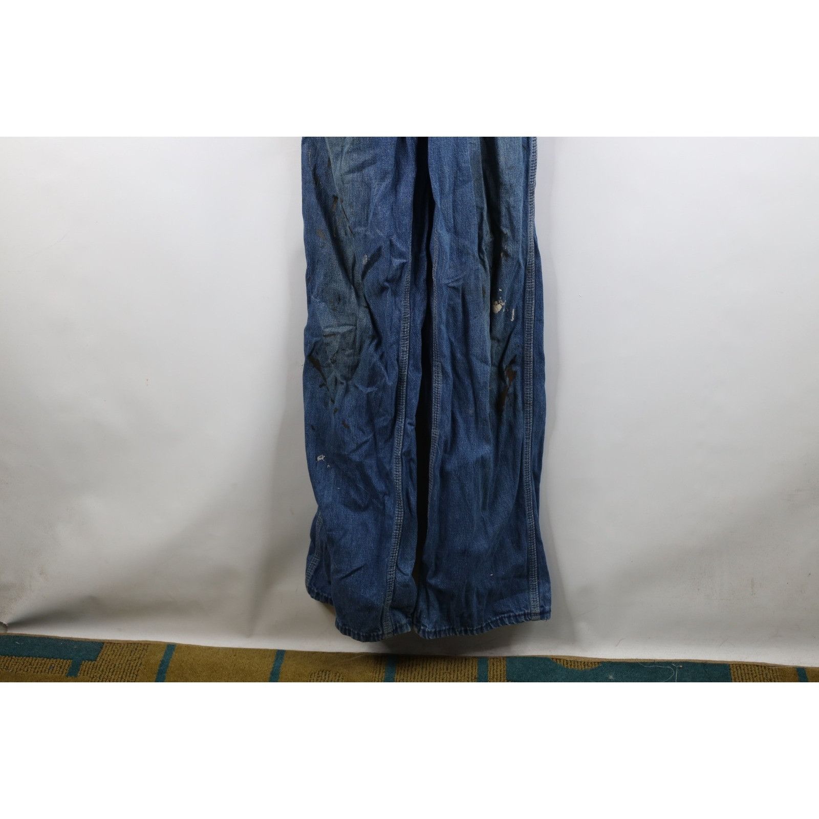 Vintage Vintage 50s 60s Streetwear Distressed Sanforized Overalls Size 27" / US 4 / IT 40 - 4 Thumbnail