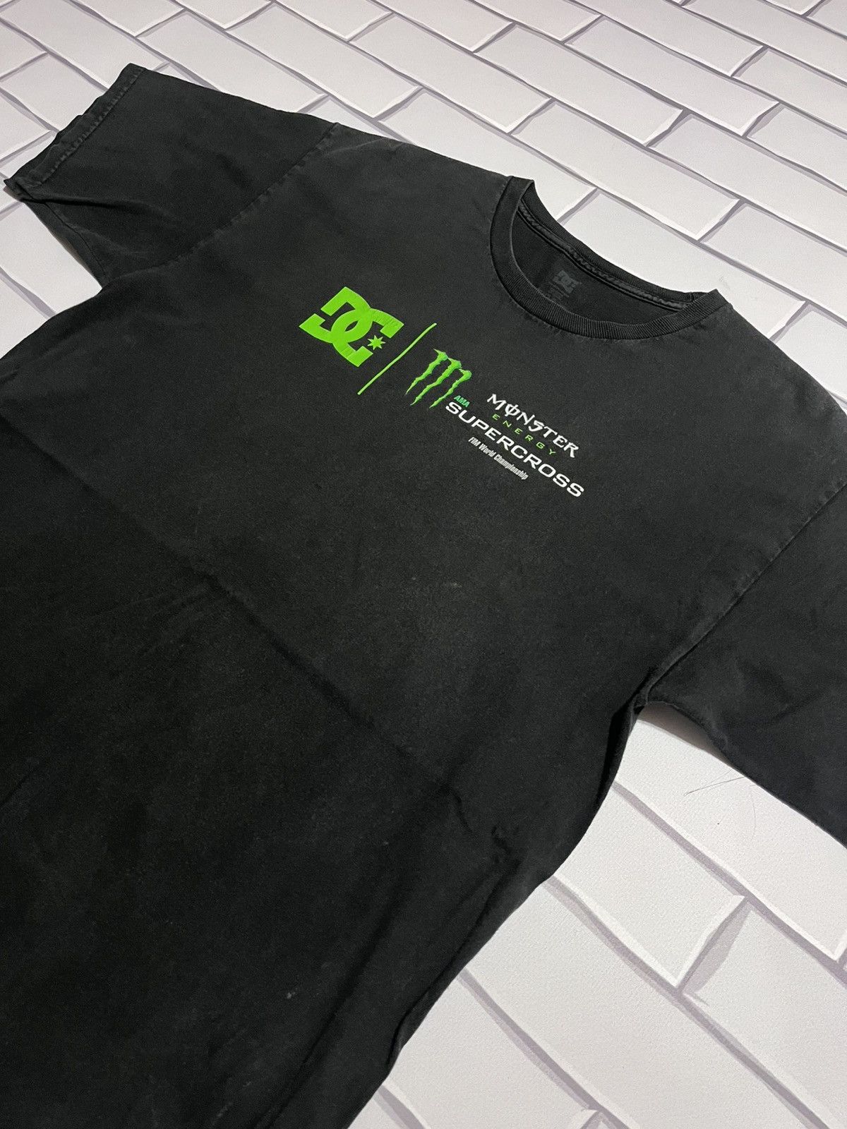 DC DC x Monster Energy AMA Supercross Tee Black Size US L / EU 52-54 / 3 - 1 Thumbnail