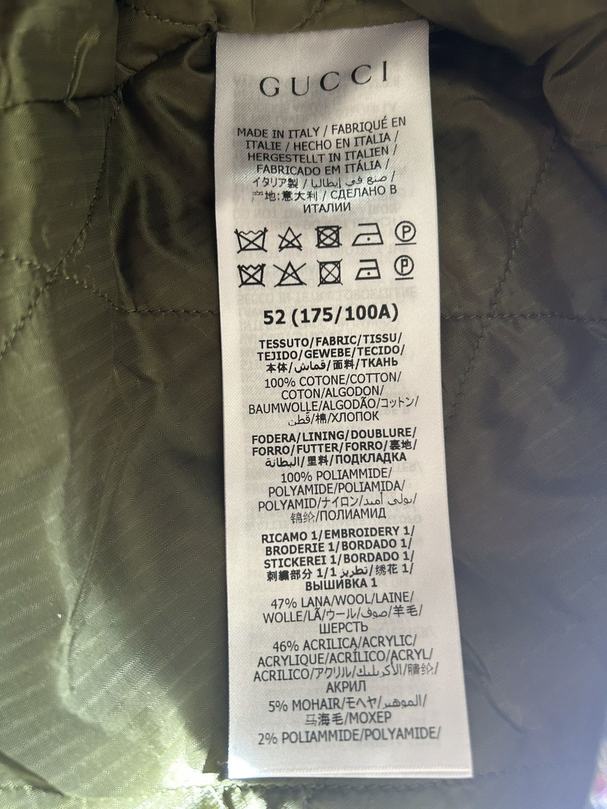 Gucci Gucci ICCUG (ICUG) Squirrel Appliqué Check Overshirt Jacket Size US L / EU 52-54 / 3 - 4 Thumbnail