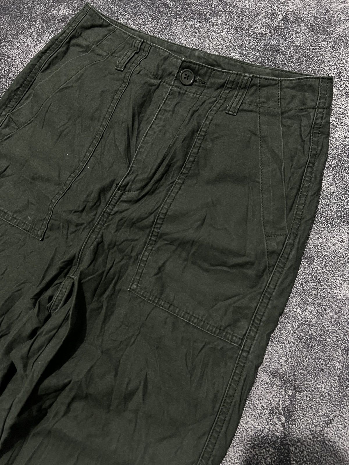 Japanese Brand GU Fatigue Pants Size US 27 - 3 Thumbnail
