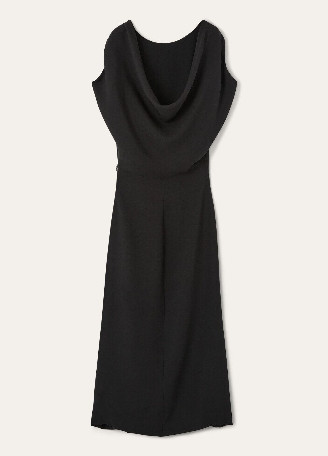 Loro Piana o1srvl11e0526 FAP2923 Blacky Midi Dress in Black Size XS / US 0-2 / IT 36-38 - 2 Thumbnail