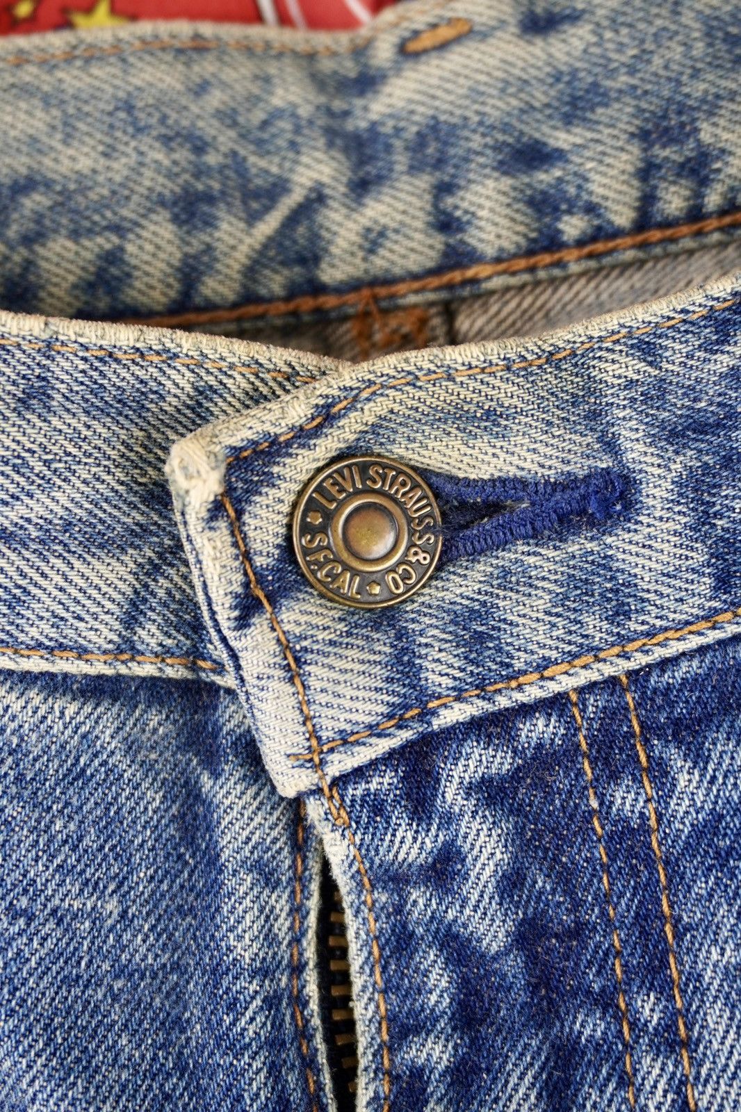 Levi's Vtg levis 551z 90s Big E Japan Made Selvedge Distressed Size US 30 / EU 46 - 13 Thumbnail