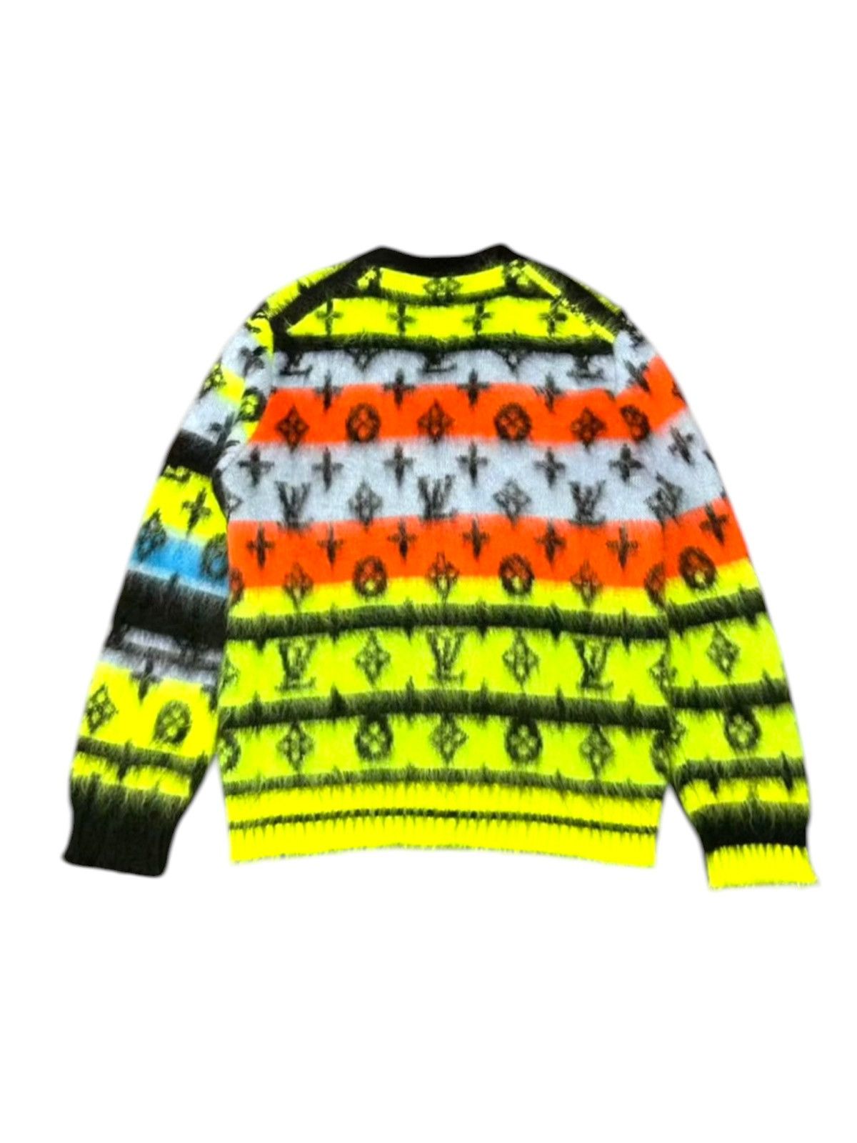 Louis Vuitton Louis Vuitton L Mohair Jacket Multicolor Monogram Sweater Size US L / EU 52-54 / 3 - 2 Thumbnail